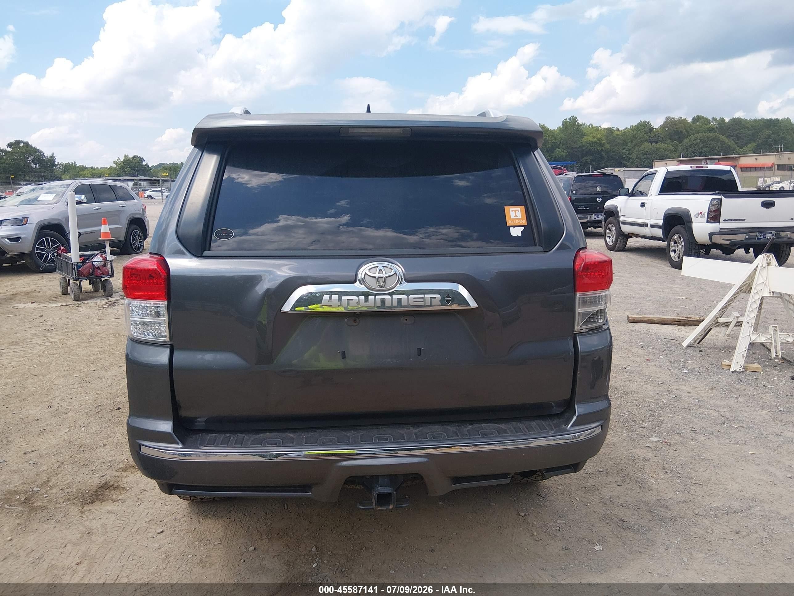 2012 Toyota 4runner Limited Gray vin: JTEBU5JR6C5087204