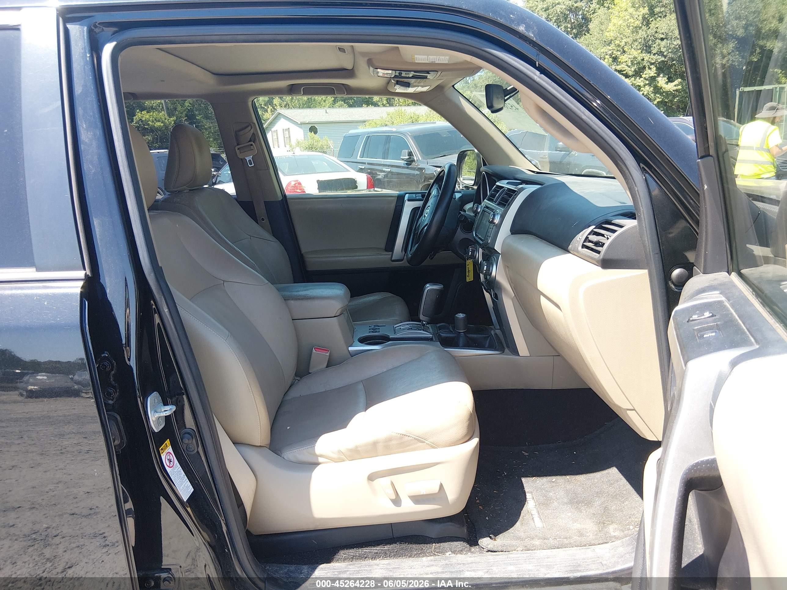 2012 Toyota 4runner Sr5 Black vin: JTEBU5JR6C5105118