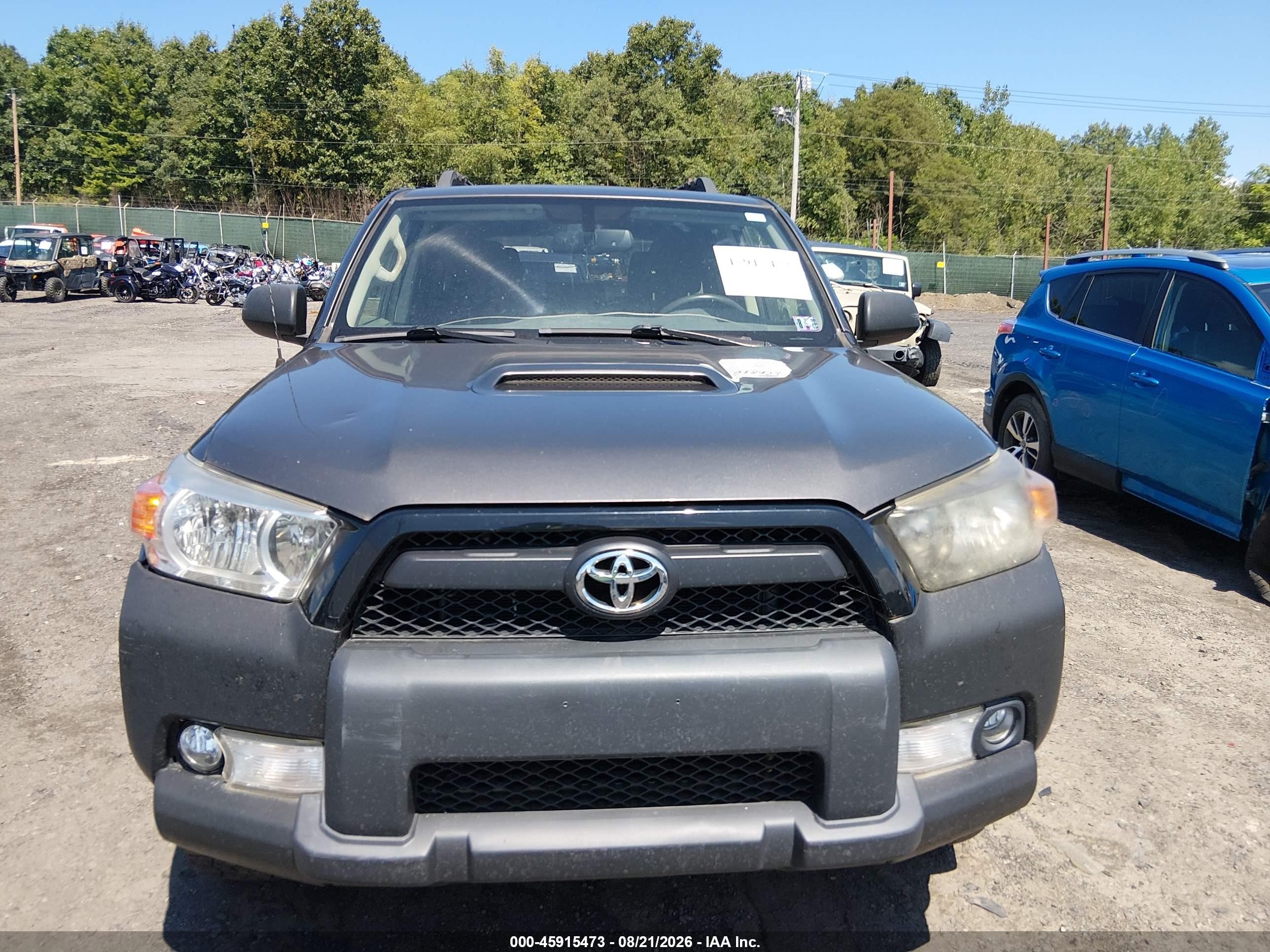2013 Toyota 4runner Trail Gray vin: JTEBU5JR6D5138847