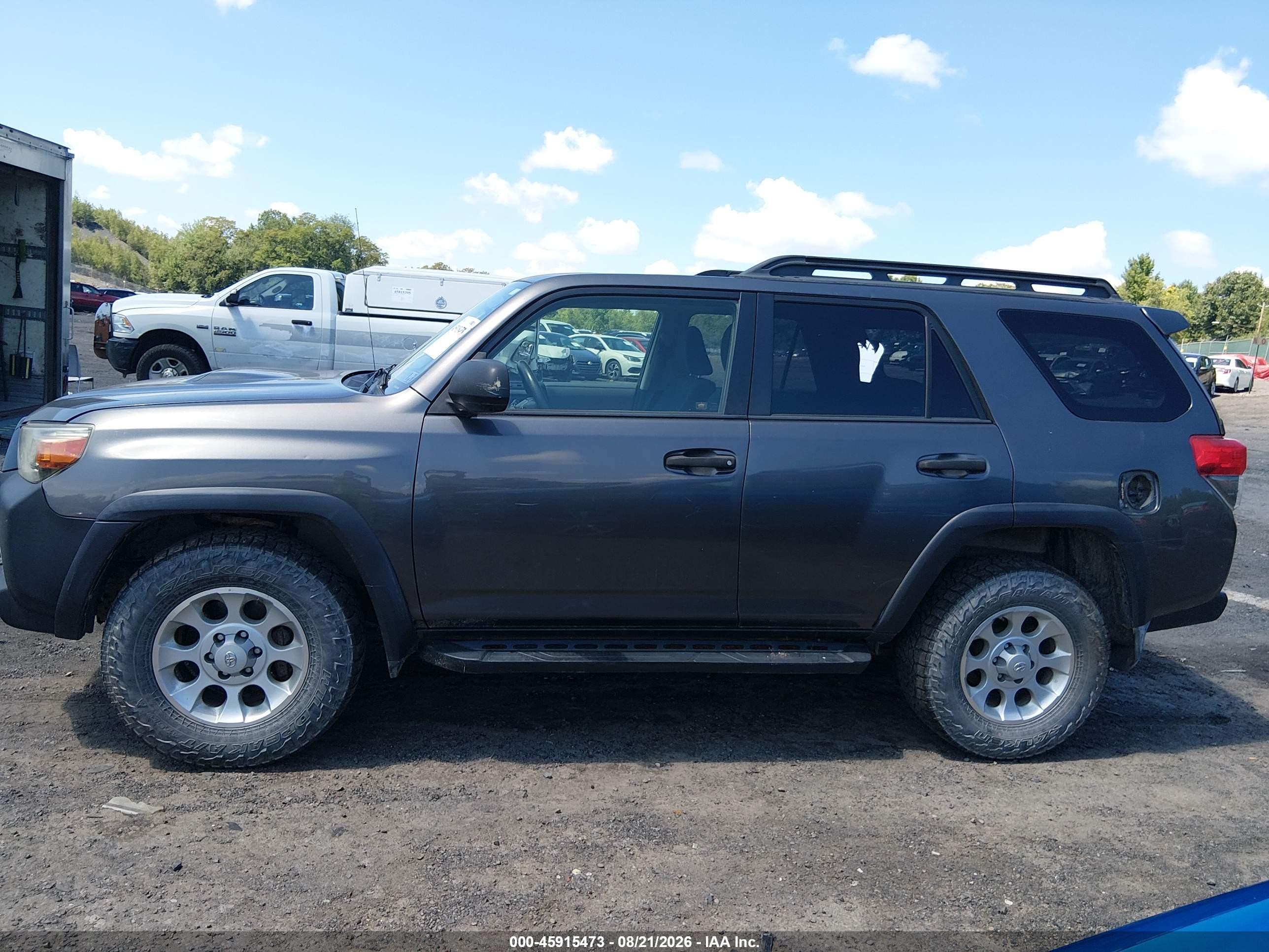 2013 Toyota 4runner Trail Gray vin: JTEBU5JR6D5138847