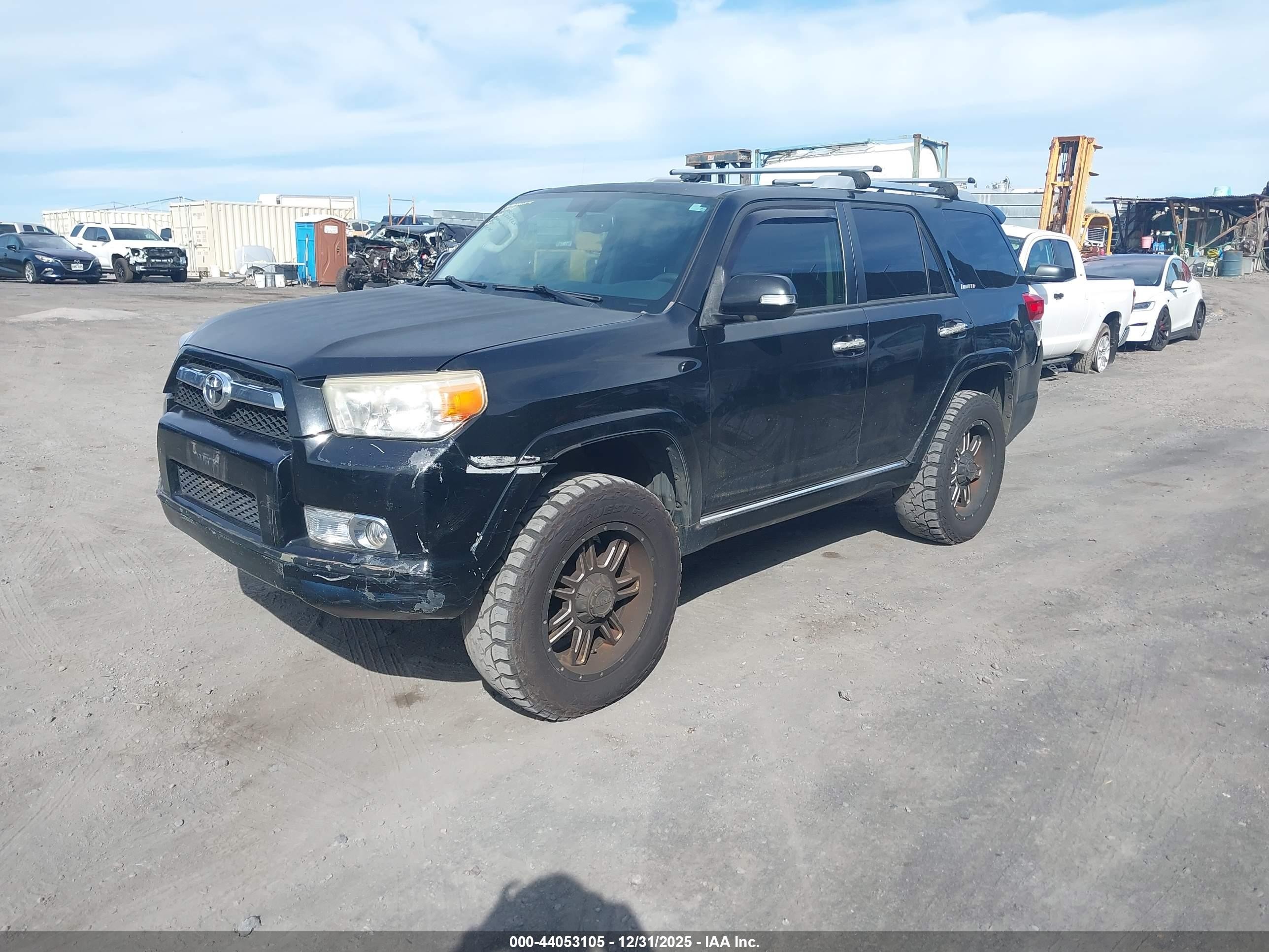 2013 Toyota 4runner Limited Black vin: JTEBU5JR6D5143353