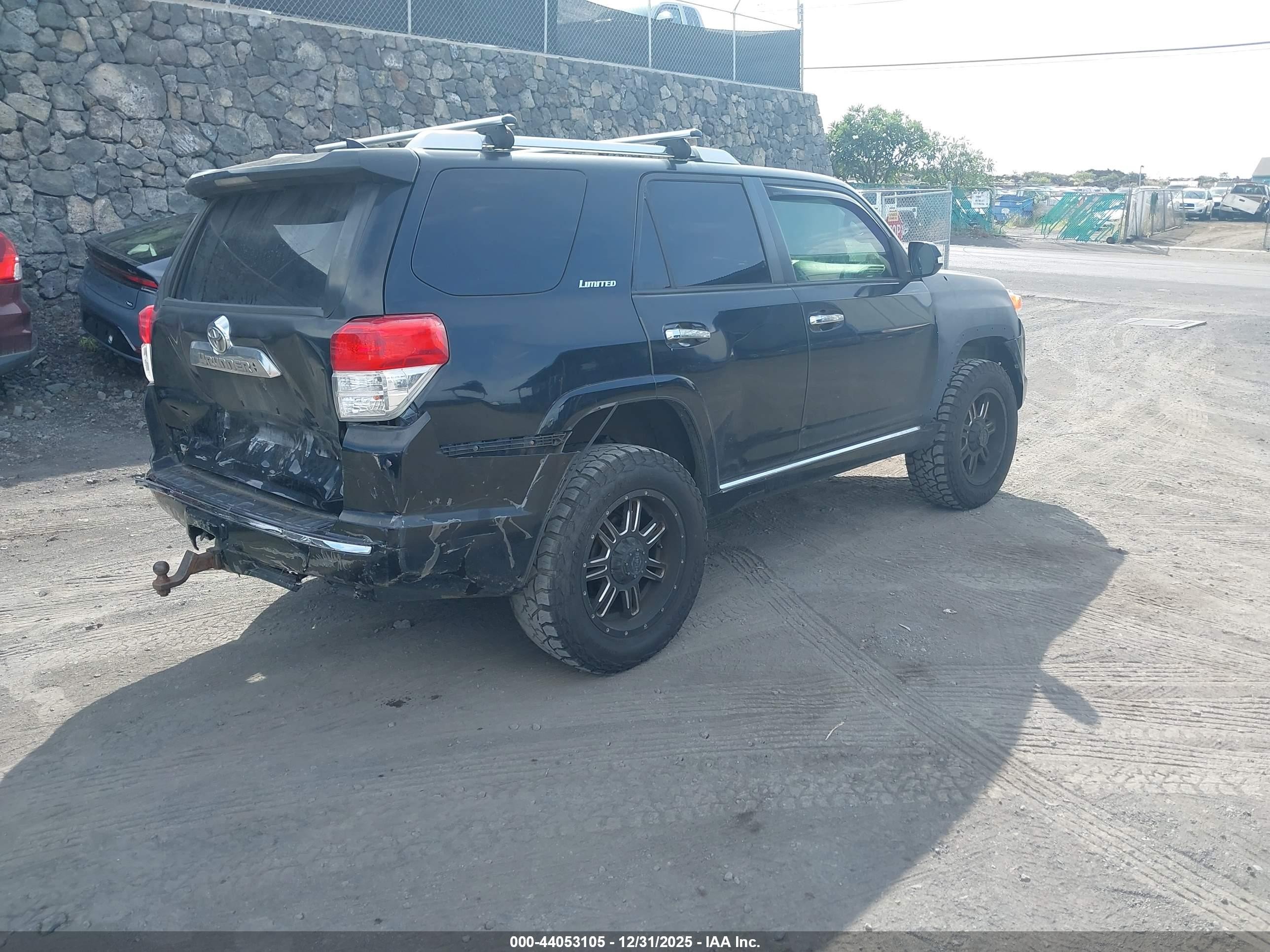 2013 Toyota 4runner Limited Black vin: JTEBU5JR6D5143353