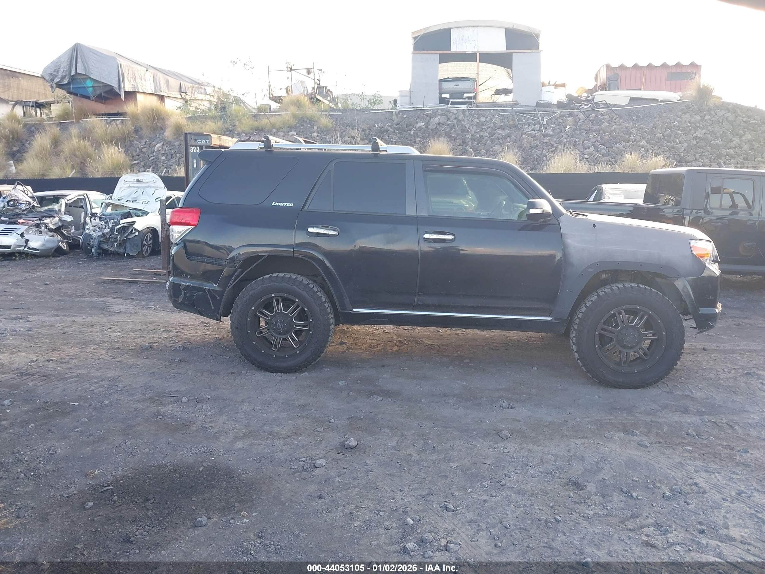 2013 Toyota 4runner Limited Black vin: JTEBU5JR6D5143353