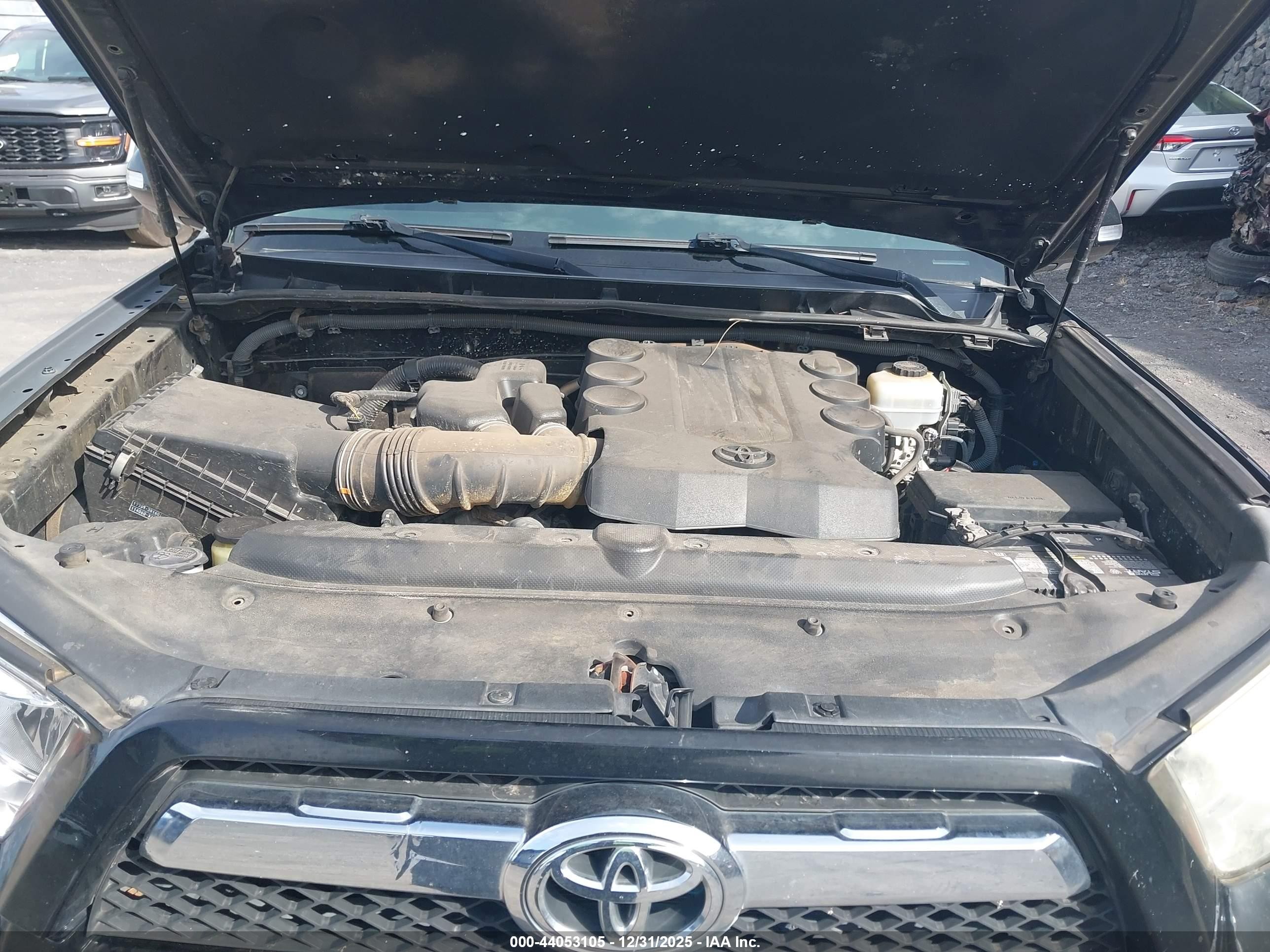 2013 Toyota 4runner Limited Black vin: JTEBU5JR6D5143353
