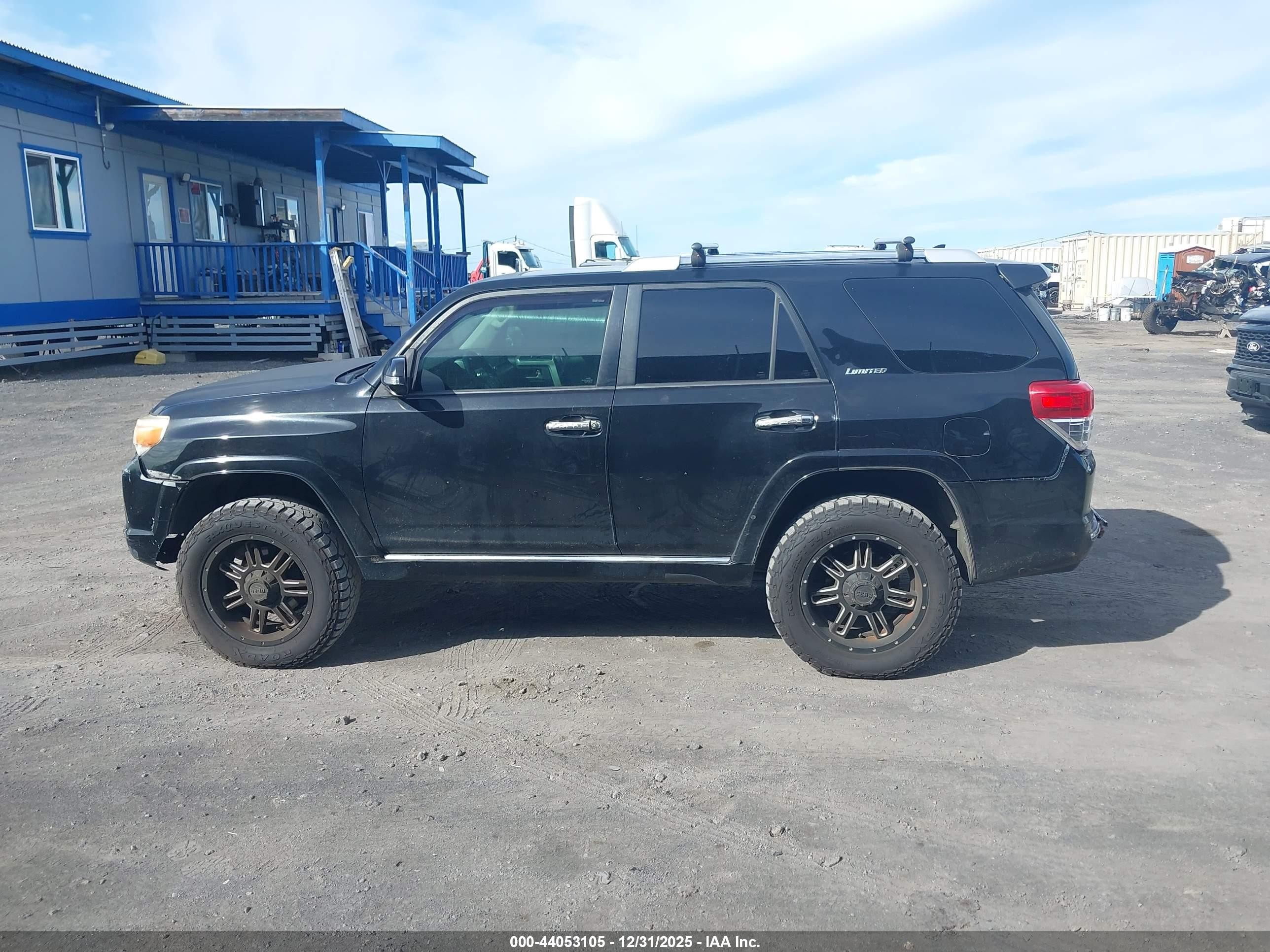 2013 Toyota 4runner Limited Black vin: JTEBU5JR6D5143353