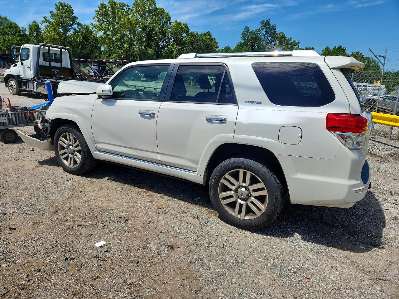 2013 Toyota 4runner Limited White vin: JTEBU5JR6D5149444