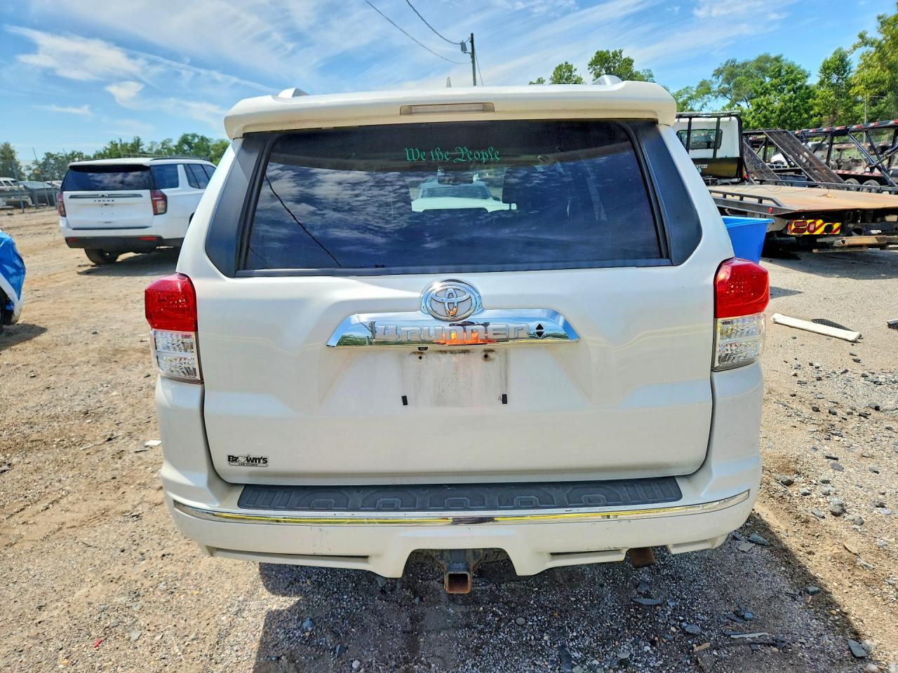 2013 Toyota 4runner Limited White vin: JTEBU5JR6D5149444