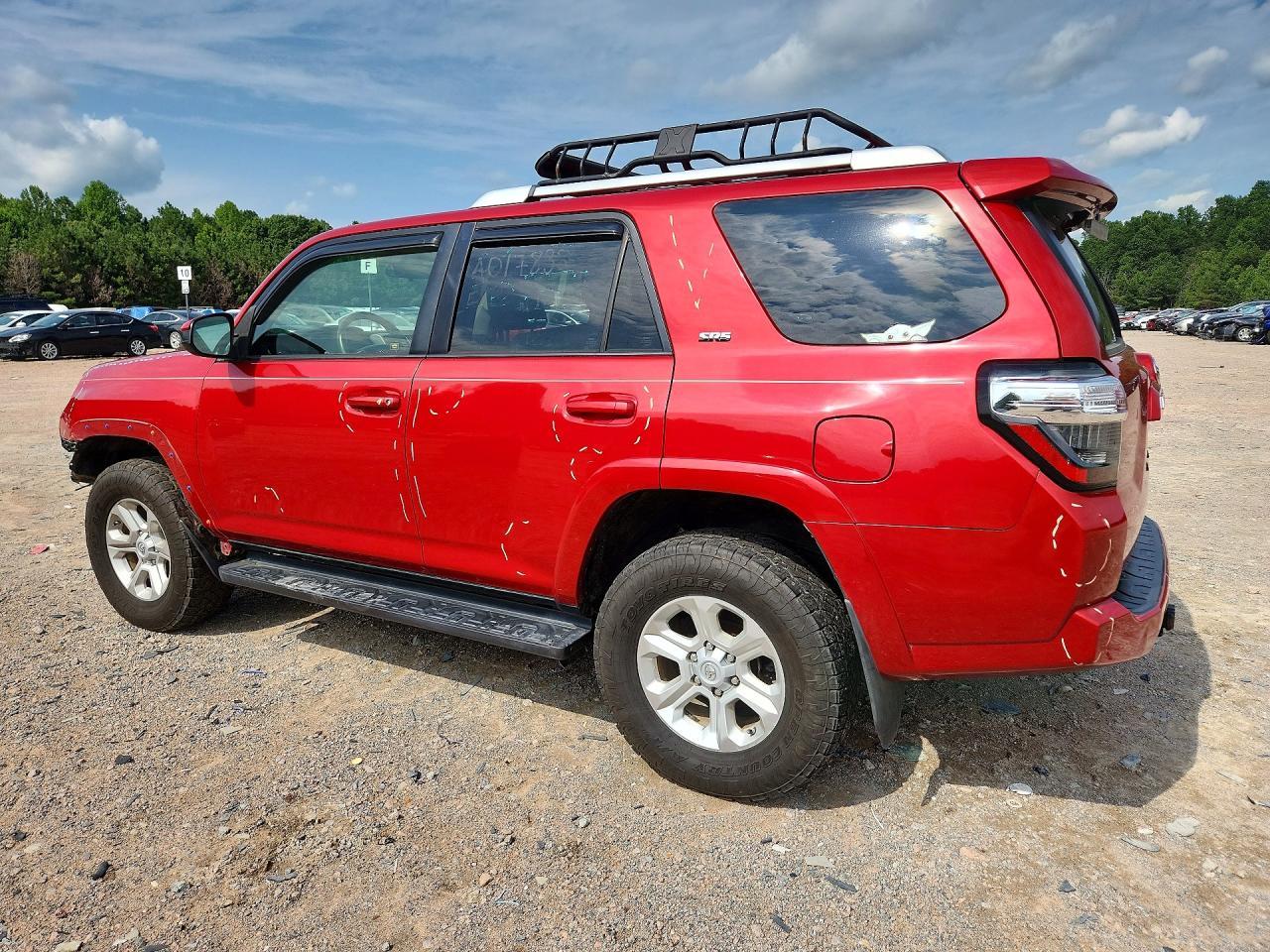 2014 Toyota 4runner Sr5 Red vin: JTEBU5JR6E5154127
