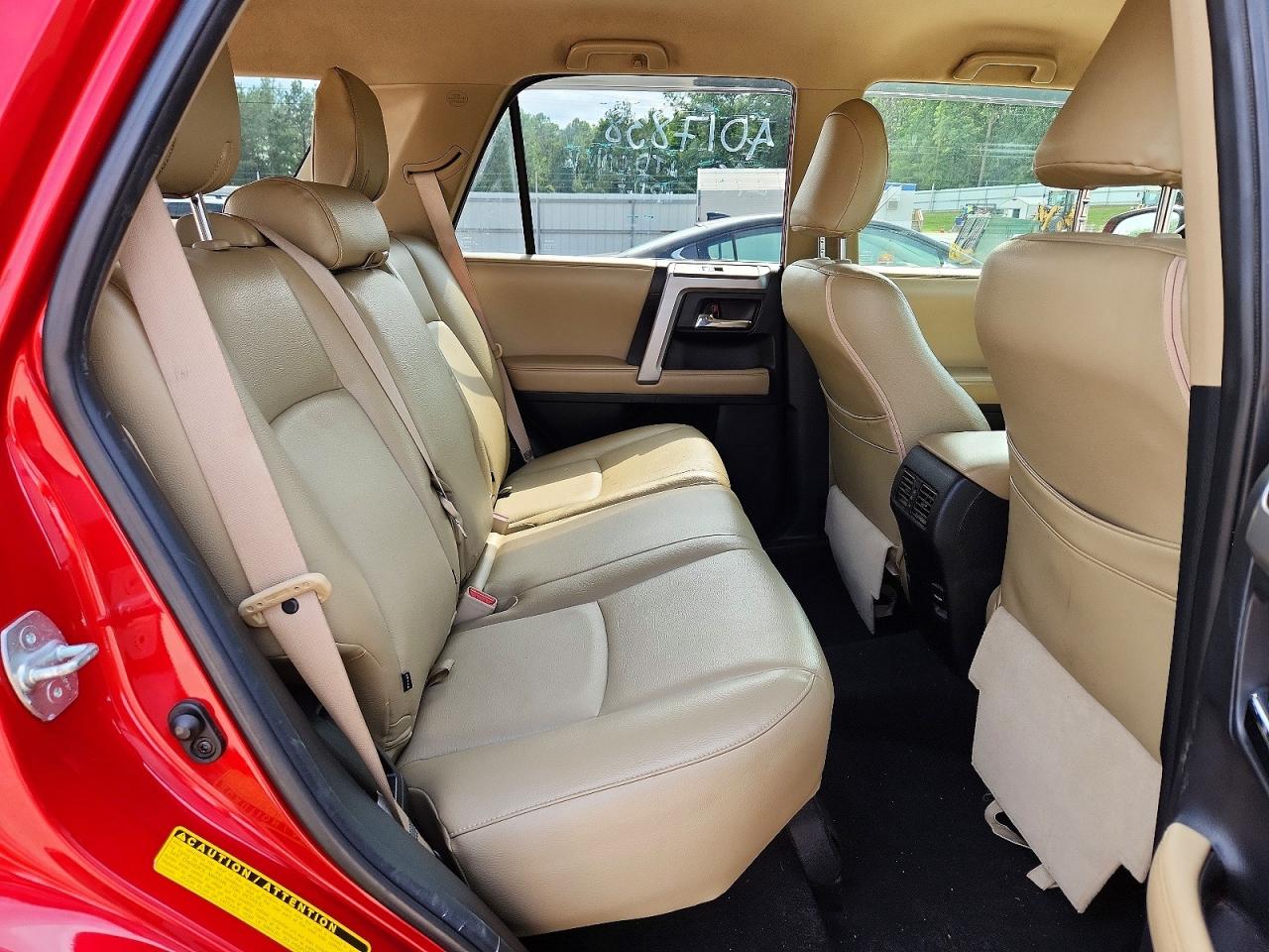 2014 Toyota 4runner Sr5 Red vin: JTEBU5JR6E5154127