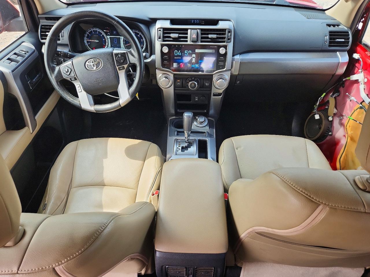 2014 Toyota 4runner Sr5 Red vin: JTEBU5JR6E5154127