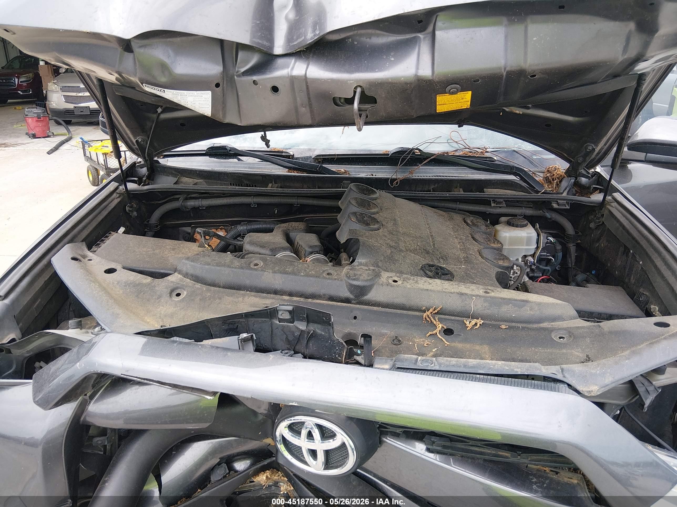2014 Toyota 4runner Sr5 Gray vin: JTEBU5JR6E5156749
