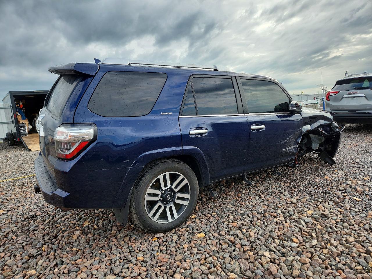2015 Toyota 4runner Limited Blue vin: JTEBU5JR6F5204039