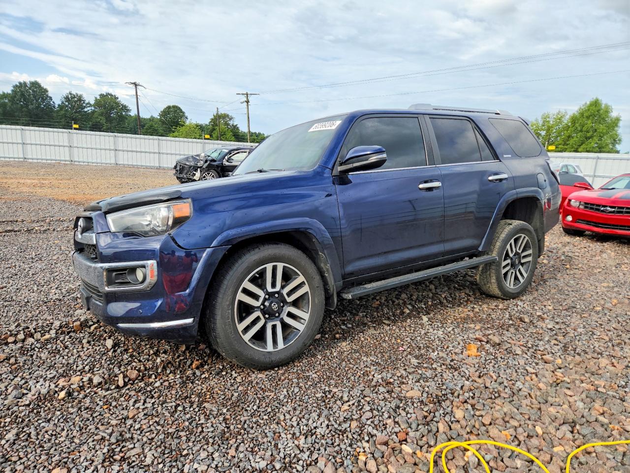 2015 Toyota 4runner Limited Blue vin: JTEBU5JR6F5204039