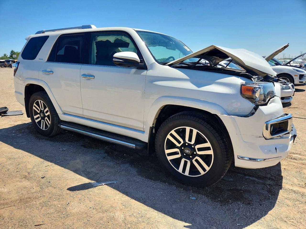 2015 Toyota 4runner Limited White vin: JTEBU5JR6F5225098