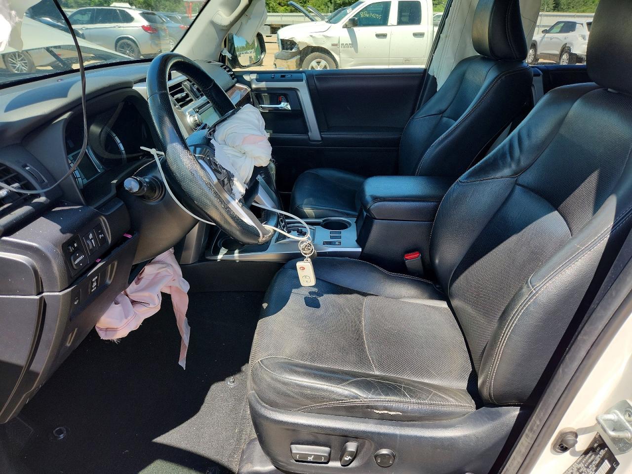 2015 Toyota 4runner Limited White vin: JTEBU5JR6F5225098