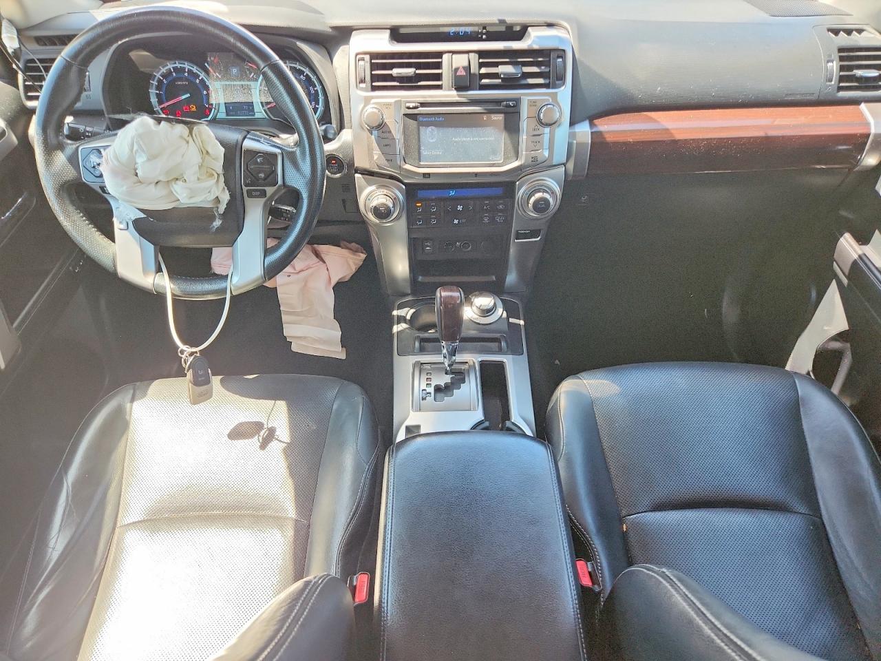 2015 Toyota 4runner Limited White vin: JTEBU5JR6F5225098