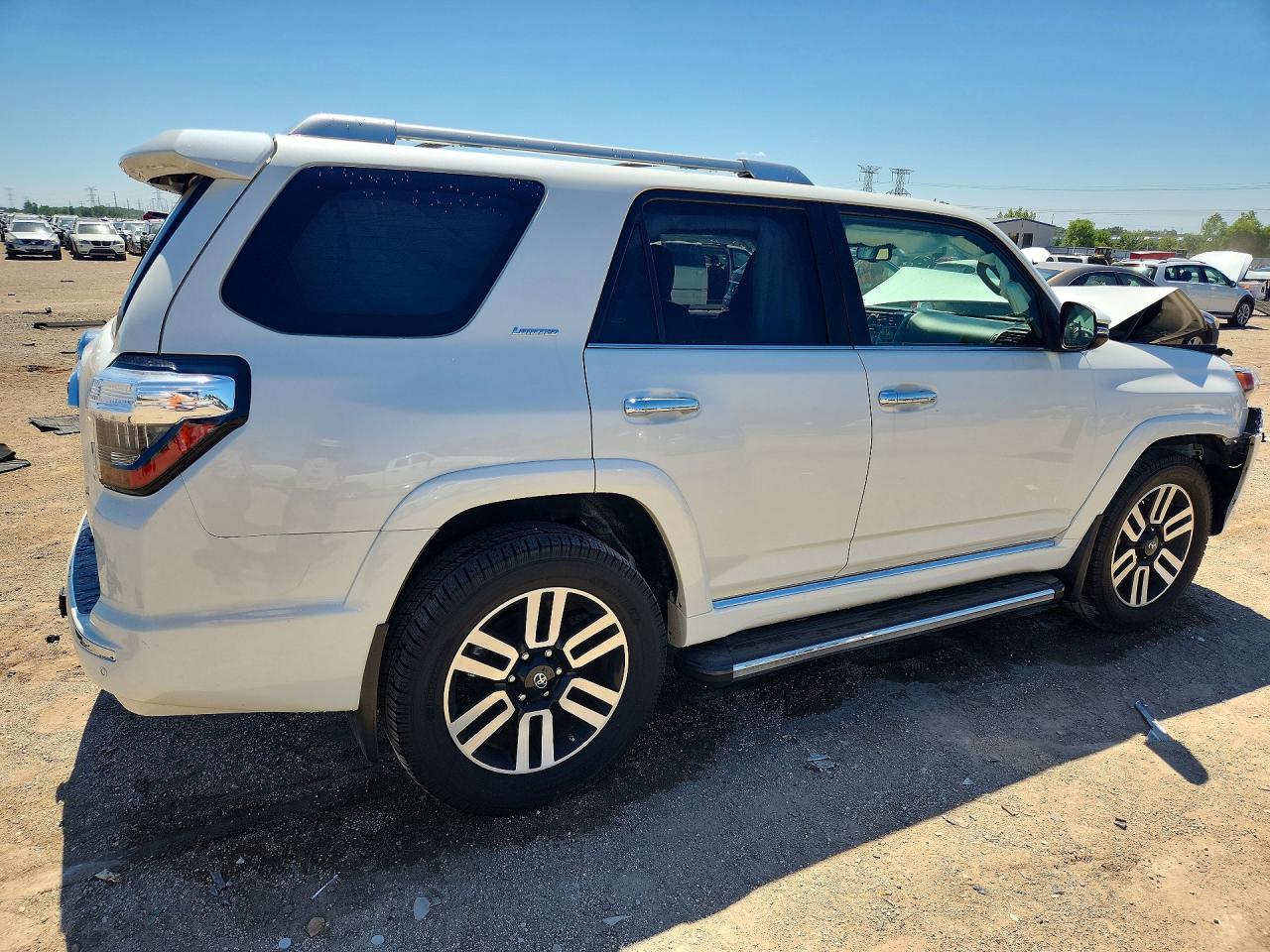 2015 Toyota 4runner Limited White vin: JTEBU5JR6F5225098