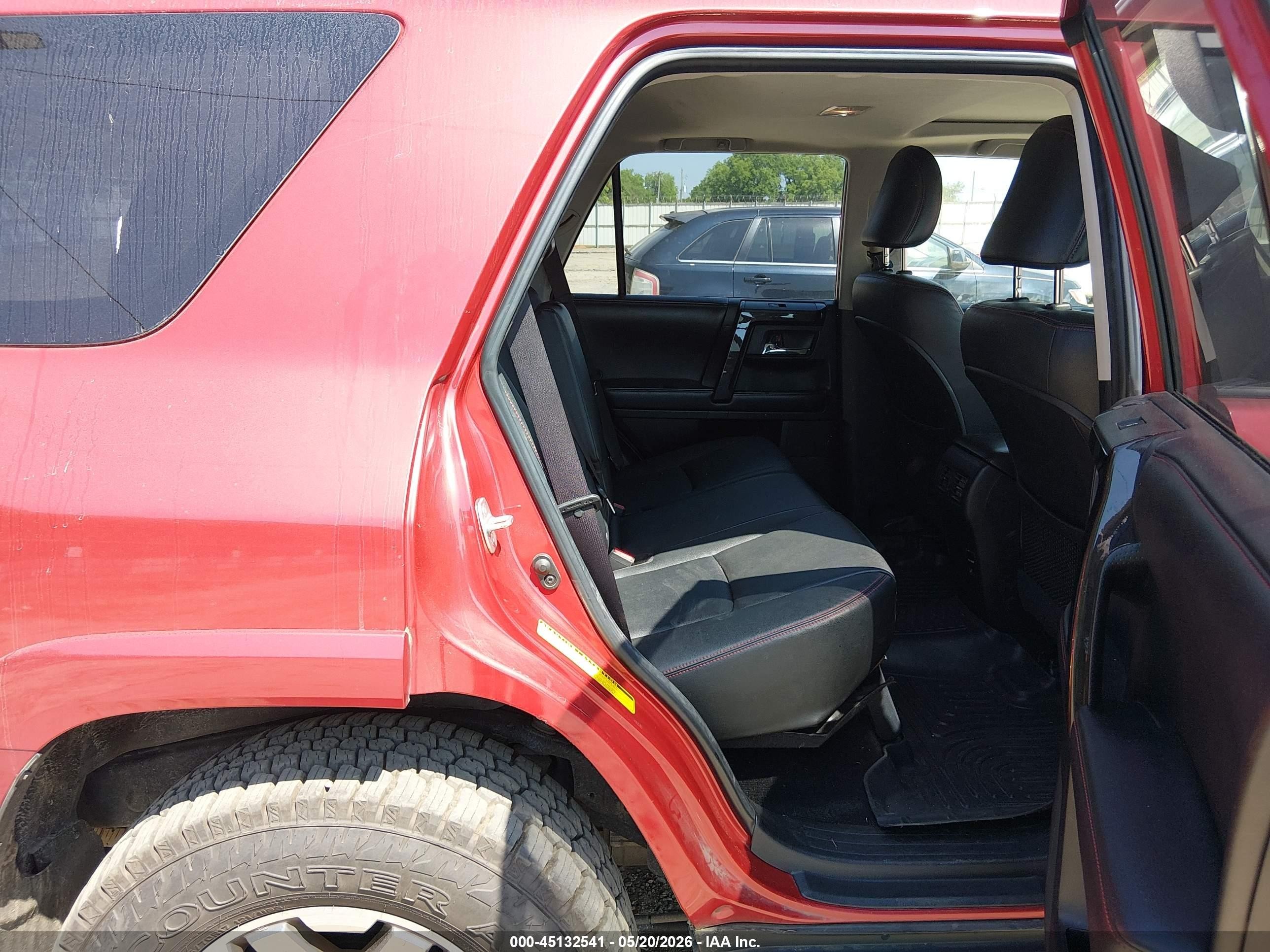 2015 Toyota 4runner Trail Premium Red vin: JTEBU5JR6F5225411
