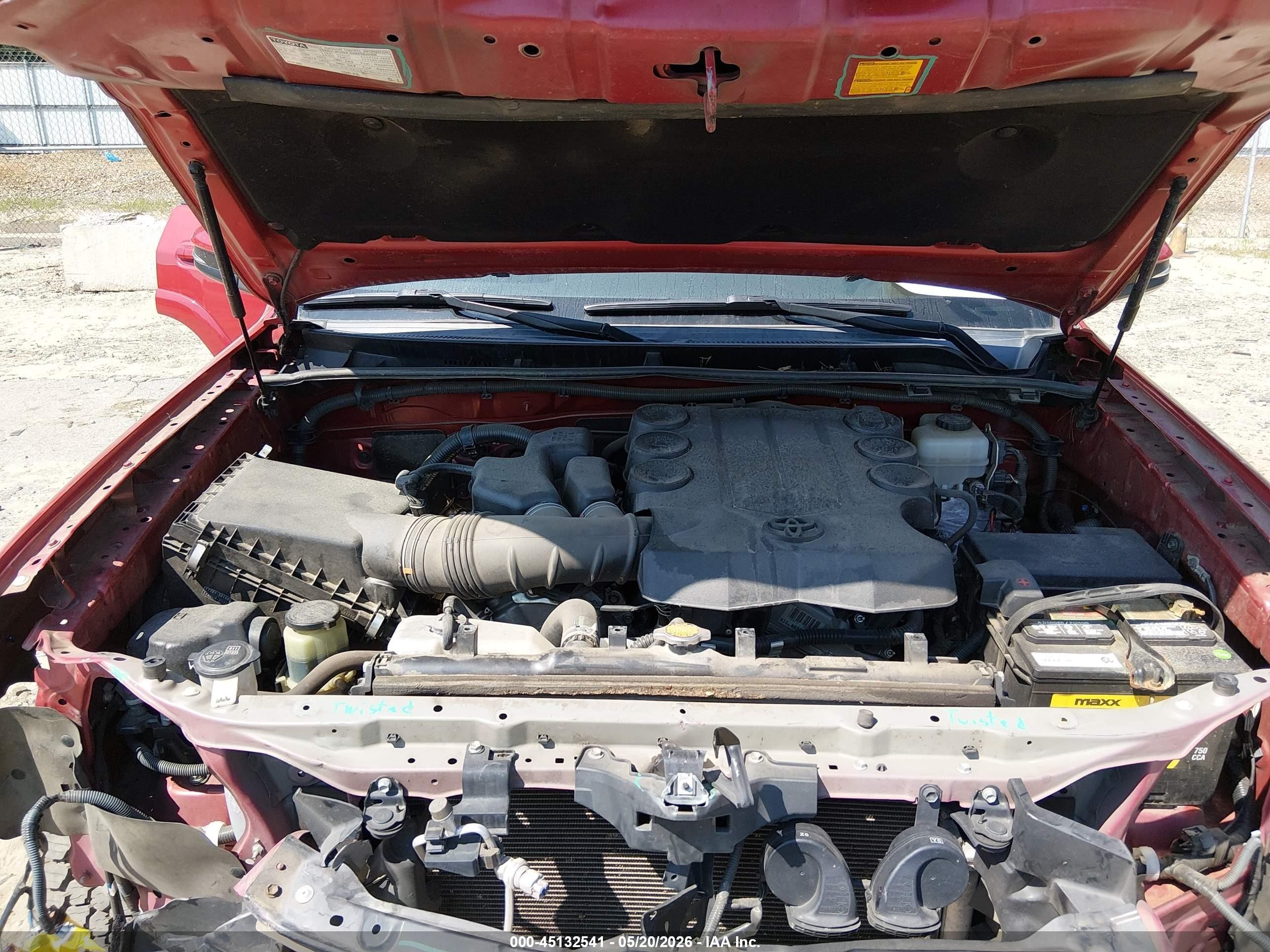 2015 Toyota 4runner Trail Premium Red vin: JTEBU5JR6F5225411