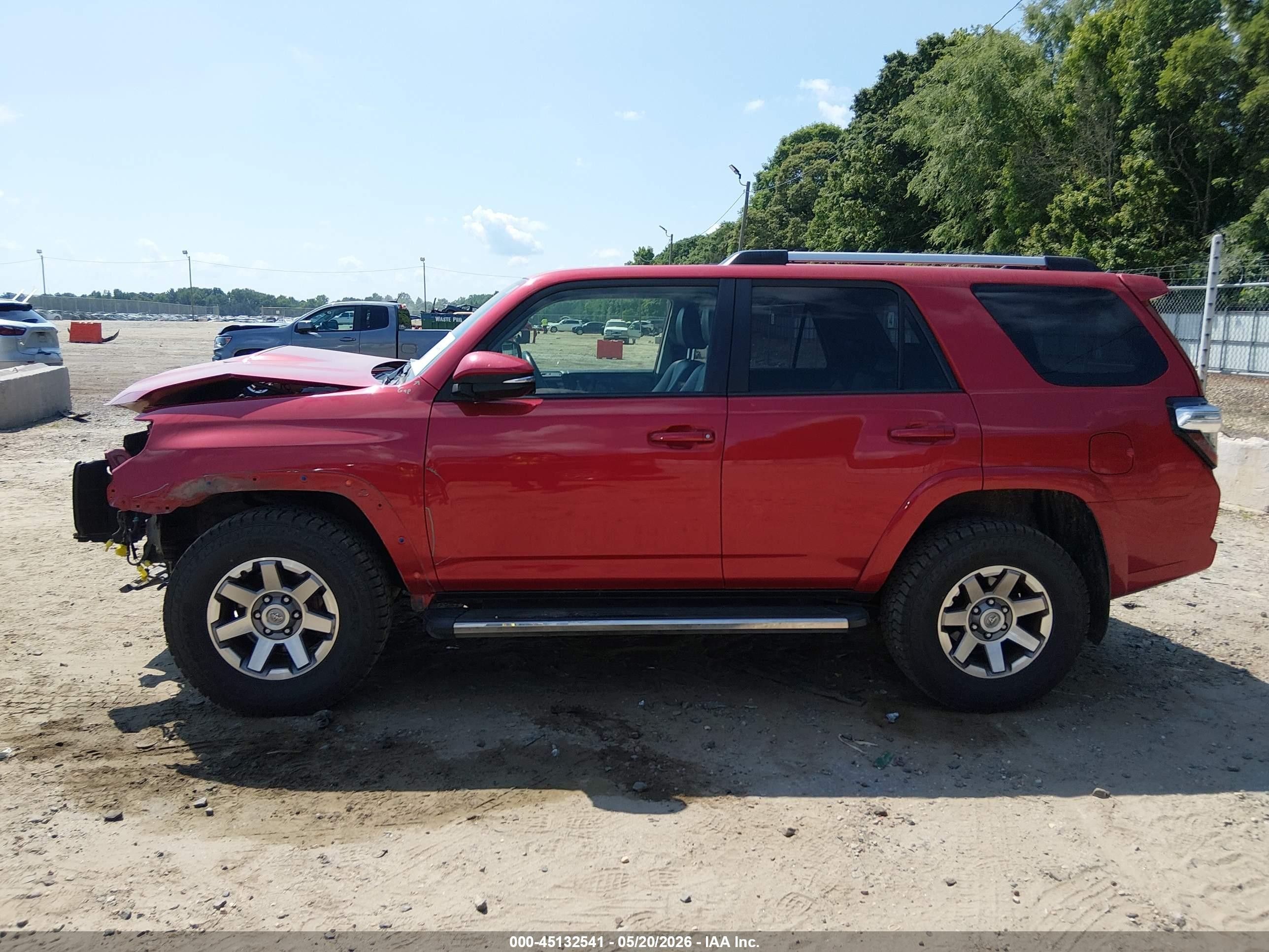 2015 Toyota 4runner Trail Premium Red vin: JTEBU5JR6F5225411