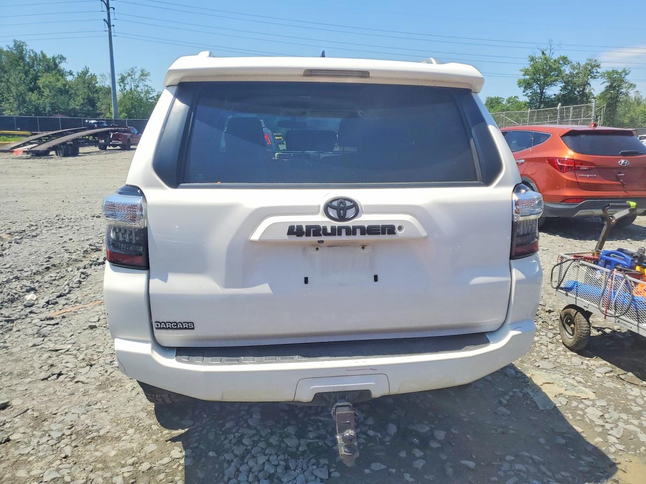 2015 Toyota 4runner Sr5 White vin: JTEBU5JR6F5272714