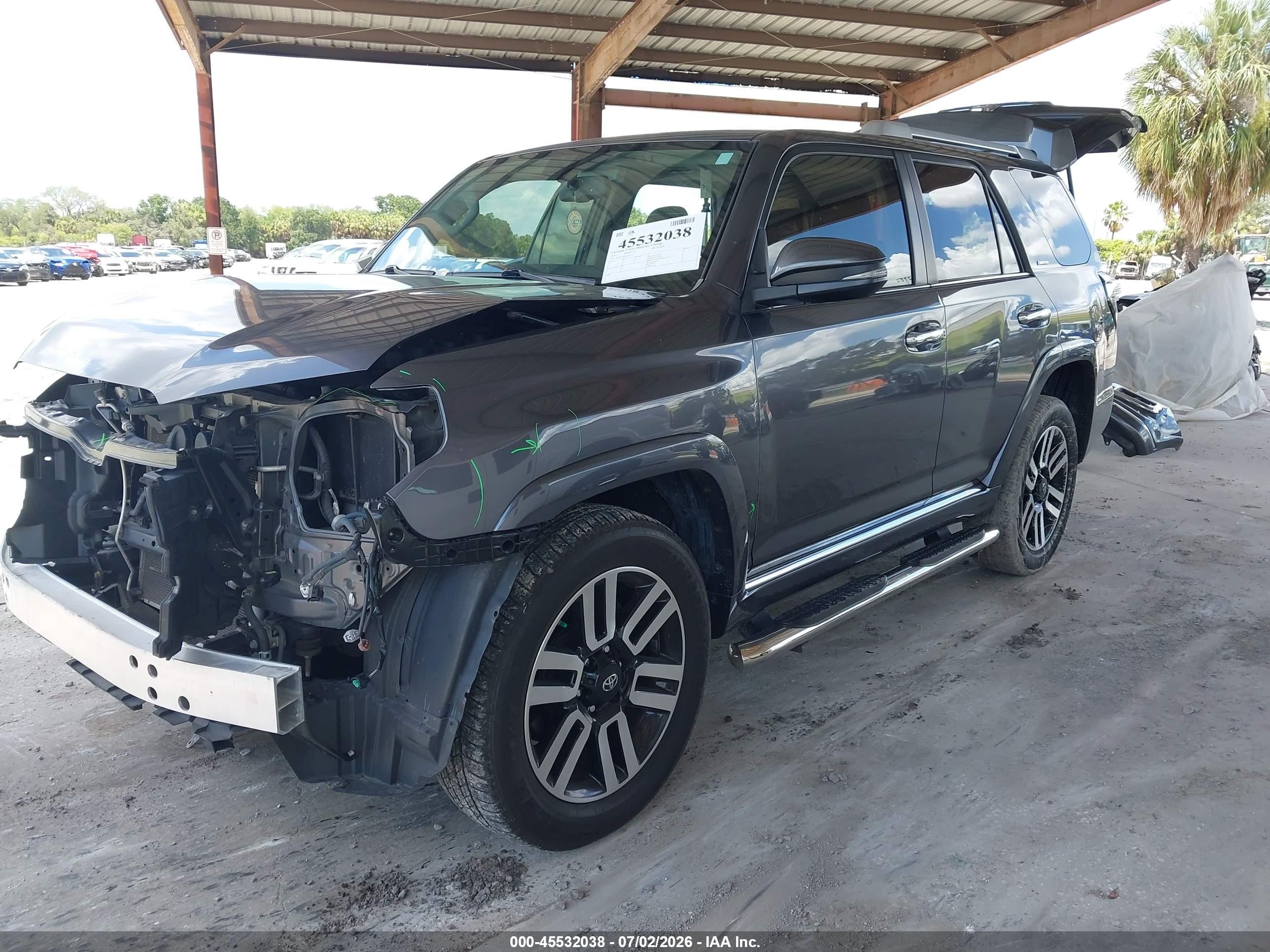 2015 Toyota 4runner Limited/sr5/sr5 Premium/trail/trail Premium/trd Pro Gray vin: JTEBU5JR6F5273233