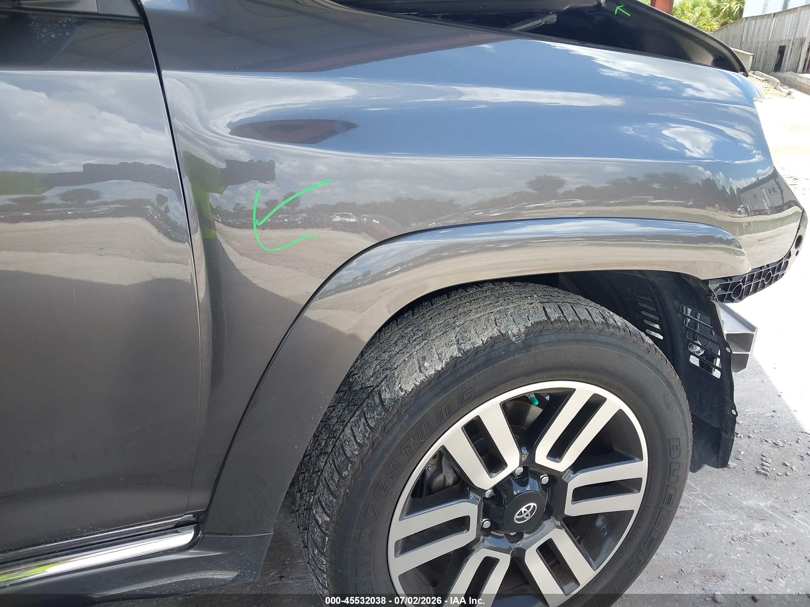 2015 Toyota 4runner Limited/sr5/sr5 Premium/trail/trail Premium/trd Pro Gray vin: JTEBU5JR6F5273233