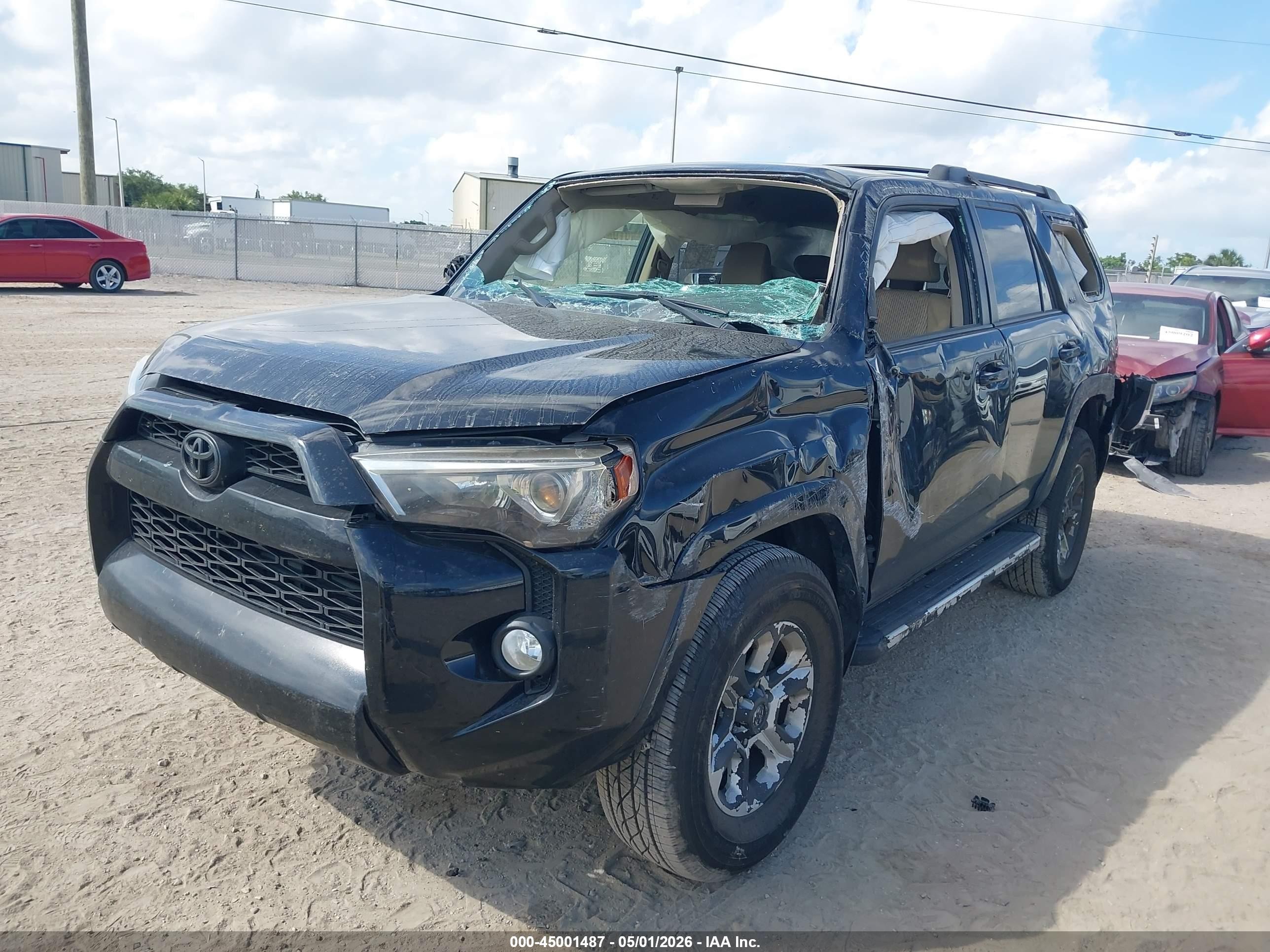 2016 Toyota 4runner Sr5 Черный vin: JTEBU5JR6G5320889