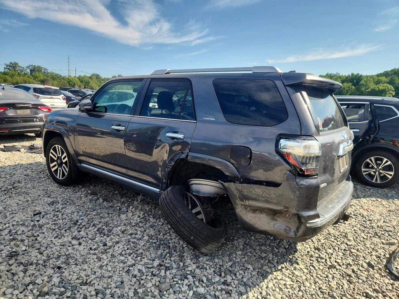 2020 Toyota 4runner Limited Серый vin: JTEBU5JR6L5835952