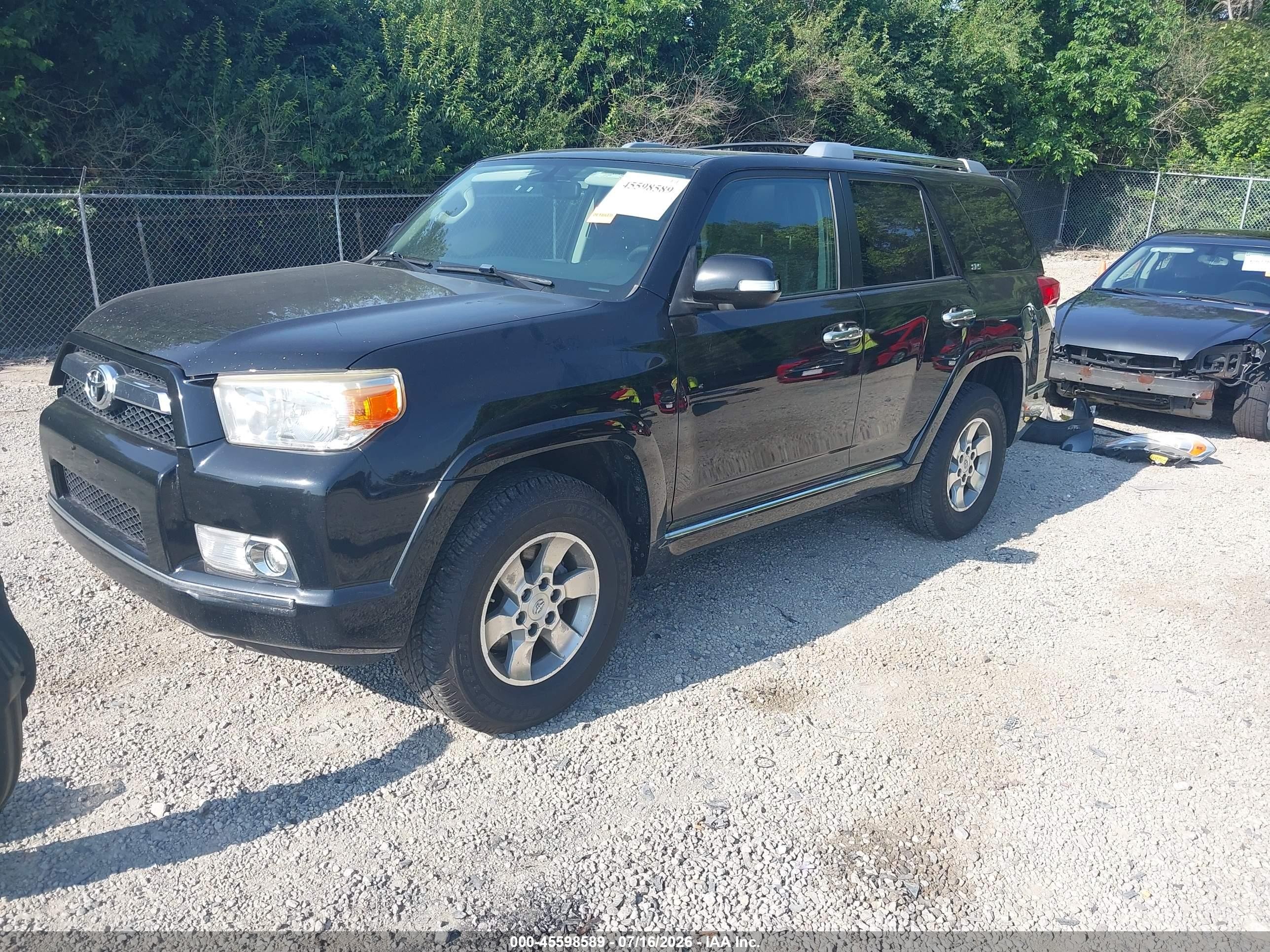 2010 Toyota 4runner Sr5 V6 Черный vin: JTEBU5JR7A5015179