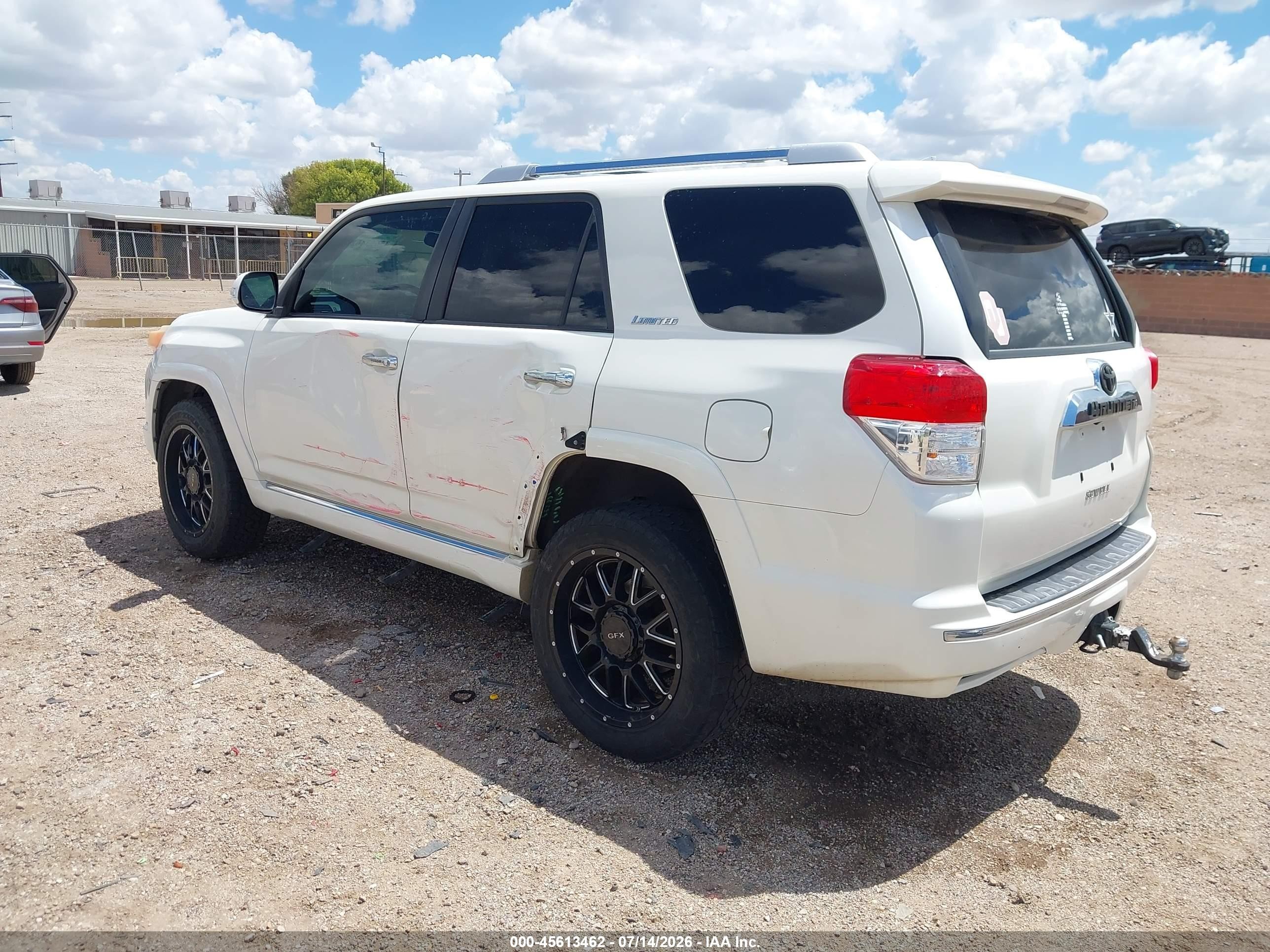 2010 Toyota 4runner Limited V6 White vin: JTEBU5JR7A5016008