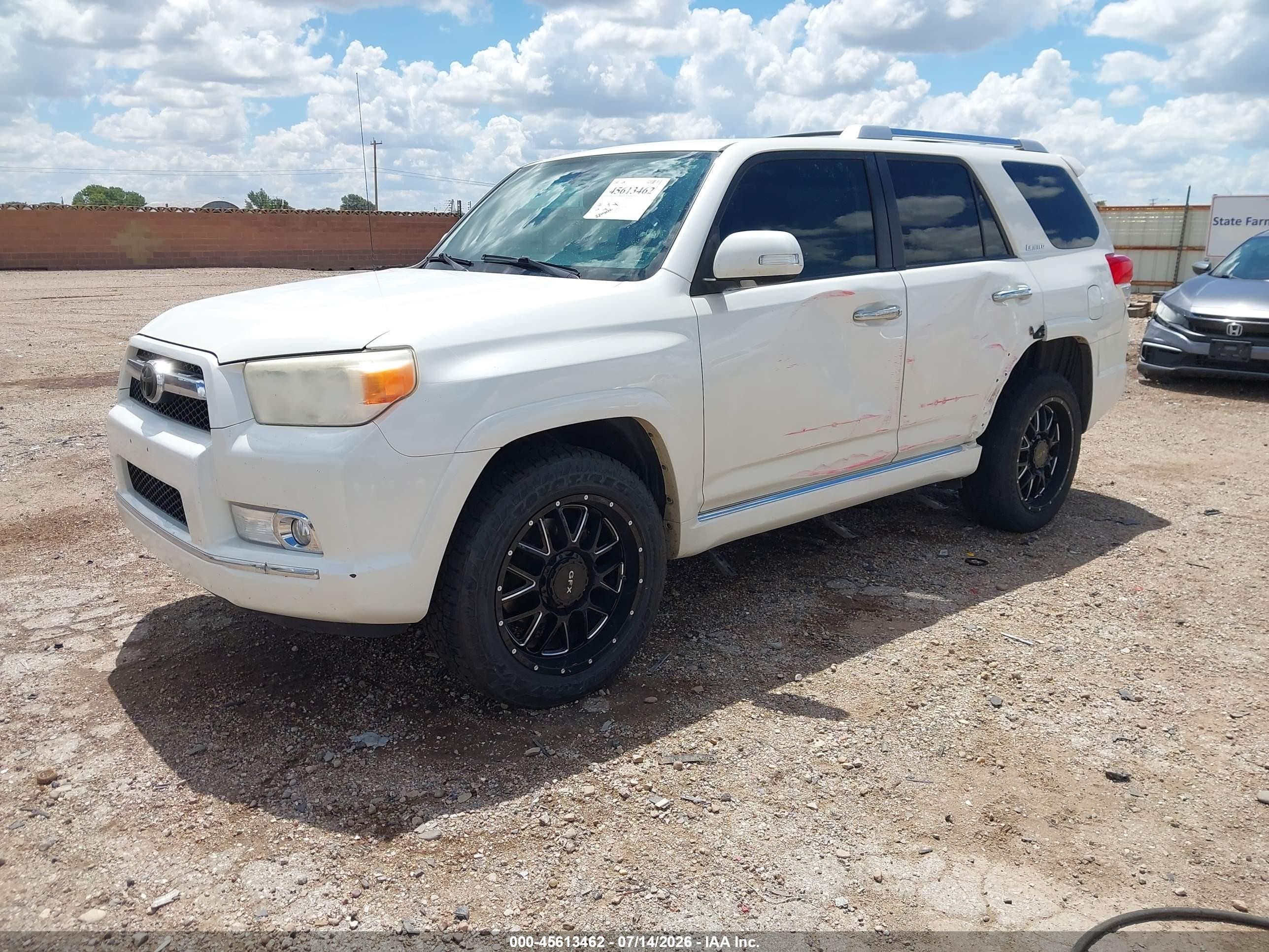2010 Toyota 4runner Limited V6 White vin: JTEBU5JR7A5016008