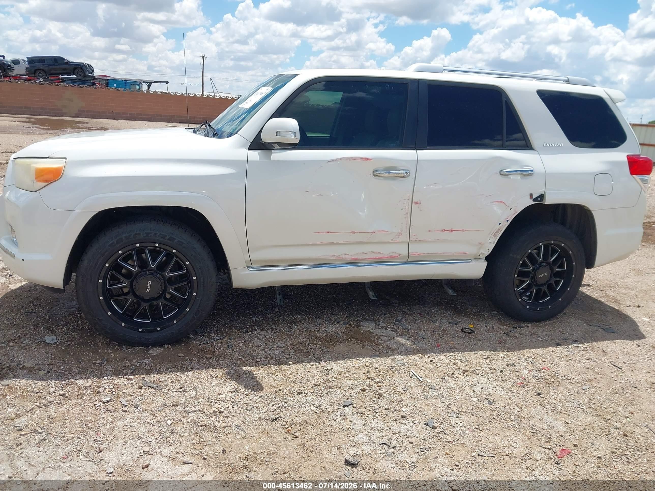 2010 Toyota 4runner Limited V6 White vin: JTEBU5JR7A5016008