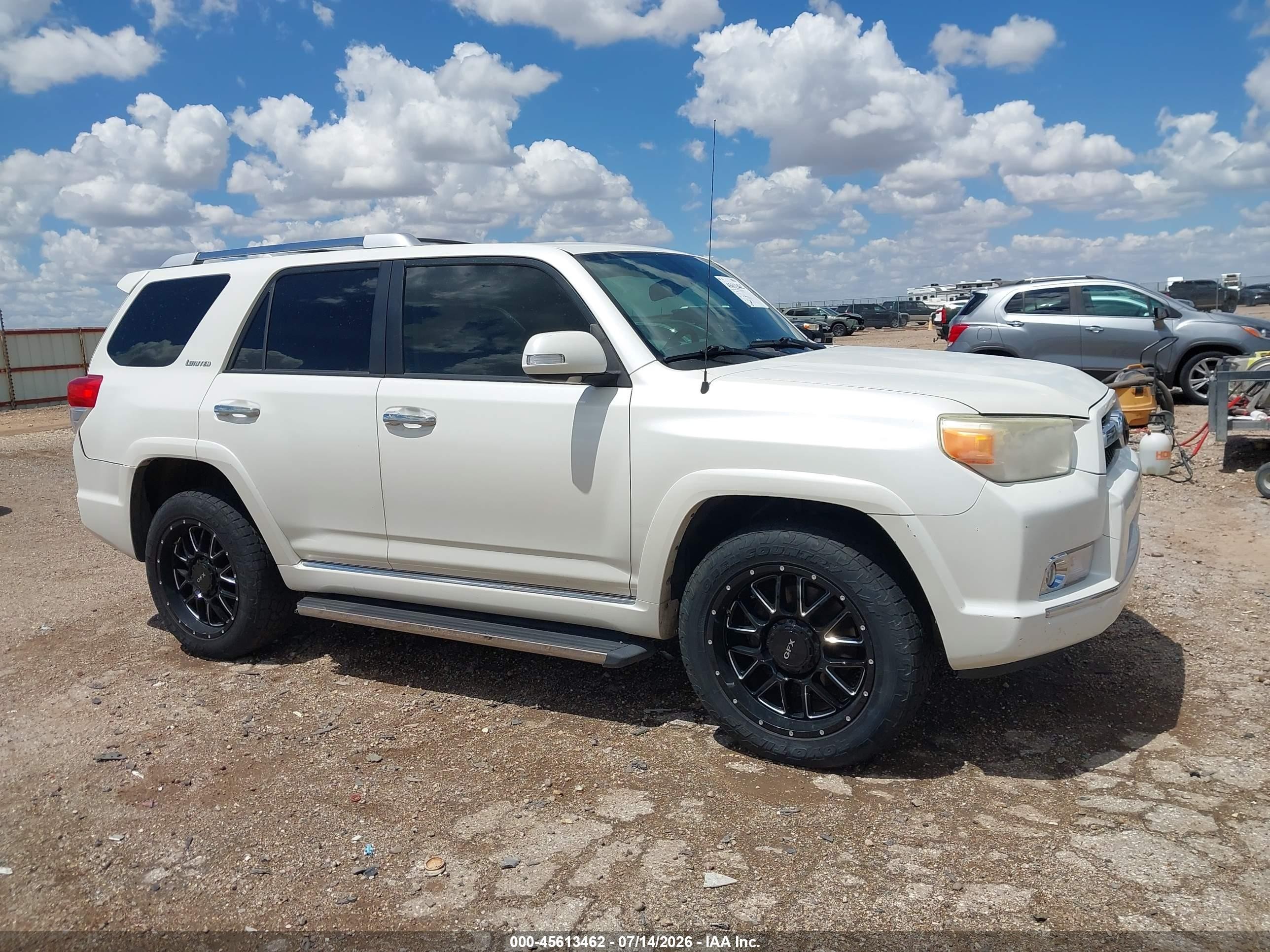 2010 Toyota 4runner Limited V6 White vin: JTEBU5JR7A5016008