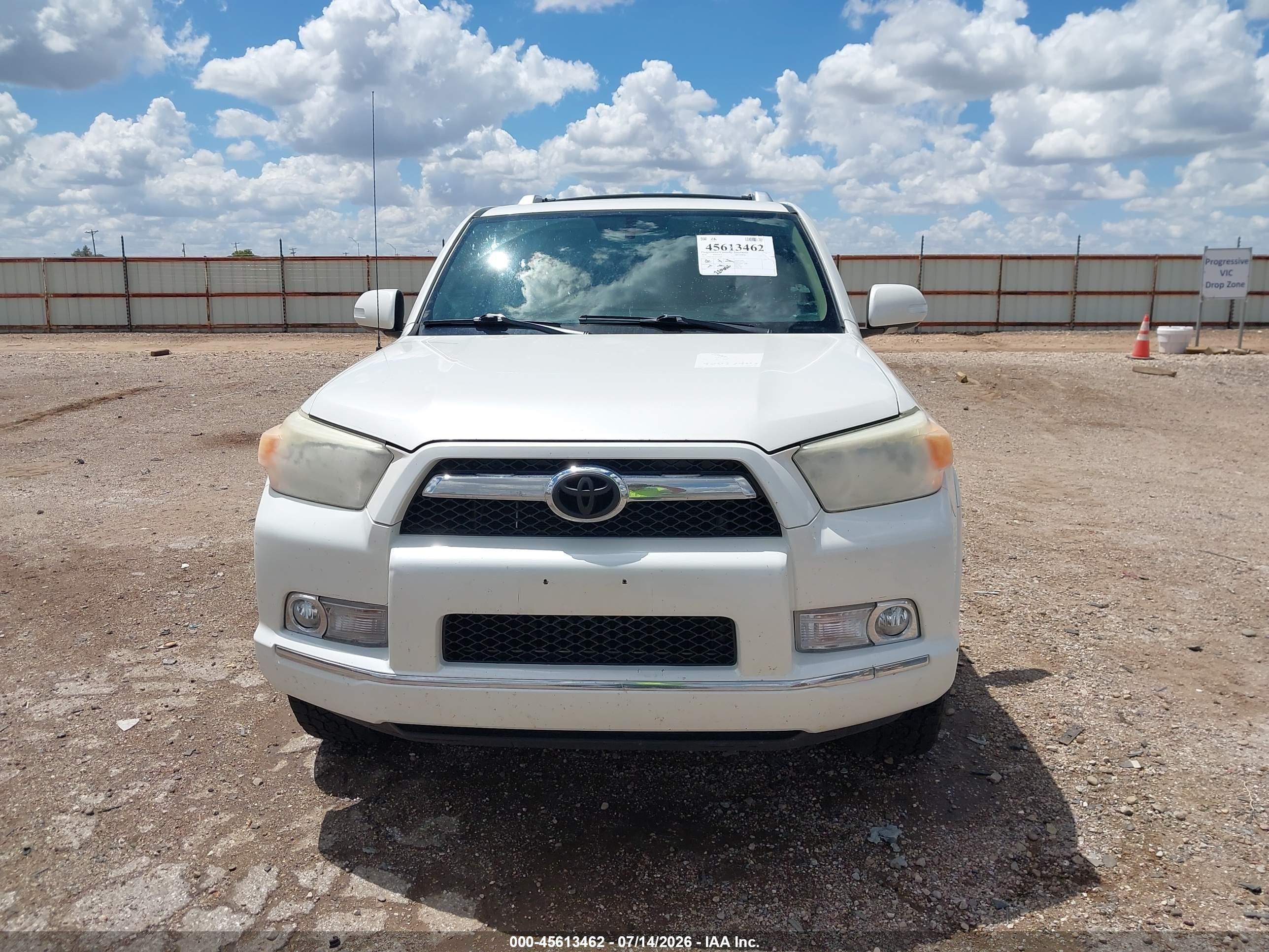 2010 Toyota 4runner Limited V6 White vin: JTEBU5JR7A5016008