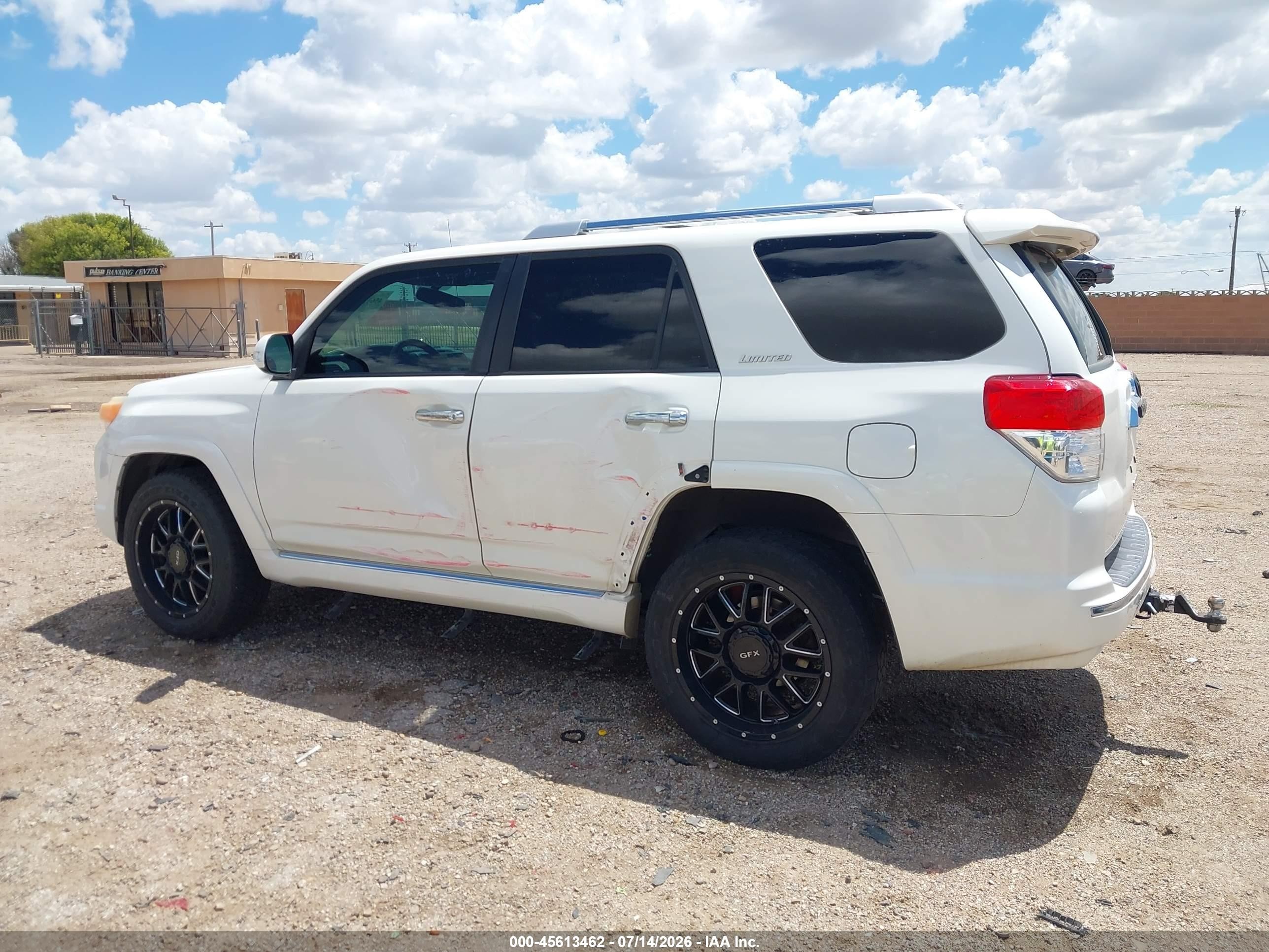 2010 Toyota 4runner Limited V6 White vin: JTEBU5JR7A5016008