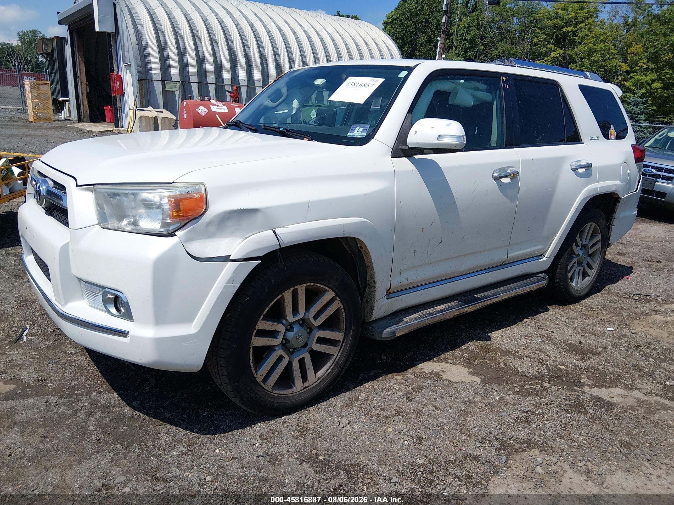 2011 Toyota 4runner Limited V6 White vin: JTEBU5JR7B5039306