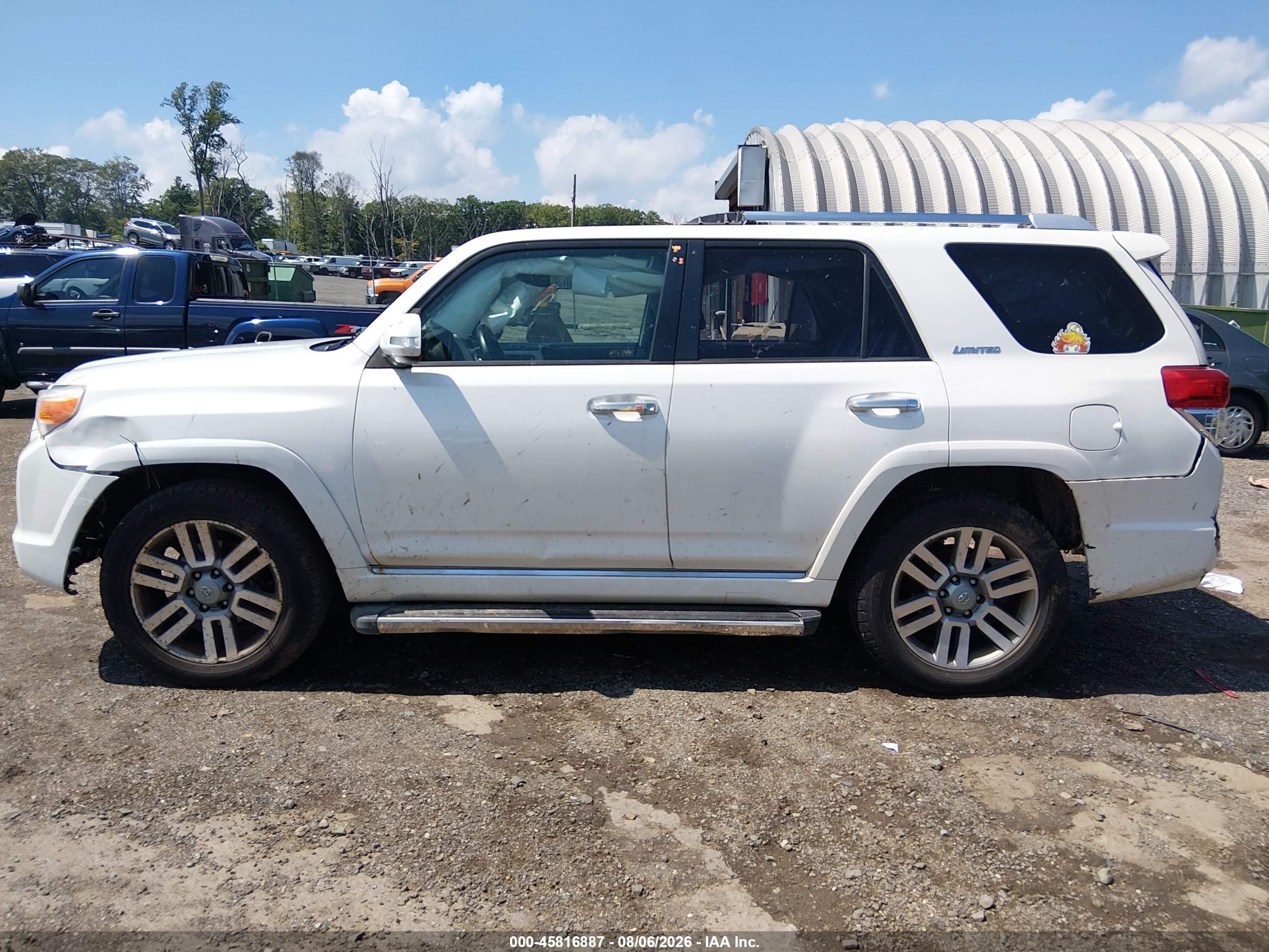 2011 Toyota 4runner Limited V6 White vin: JTEBU5JR7B5039306