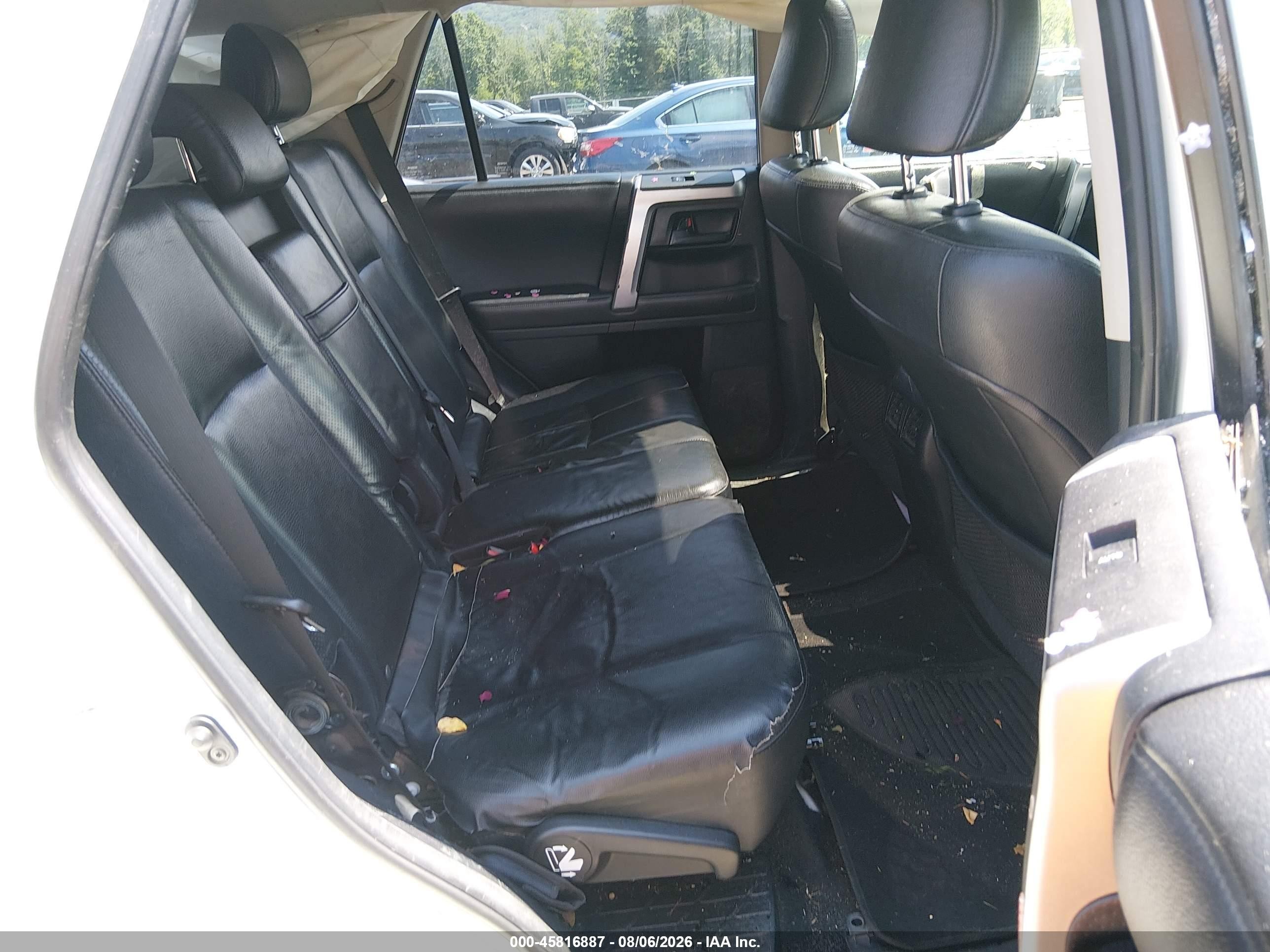 2011 Toyota 4runner Limited V6 White vin: JTEBU5JR7B5039306