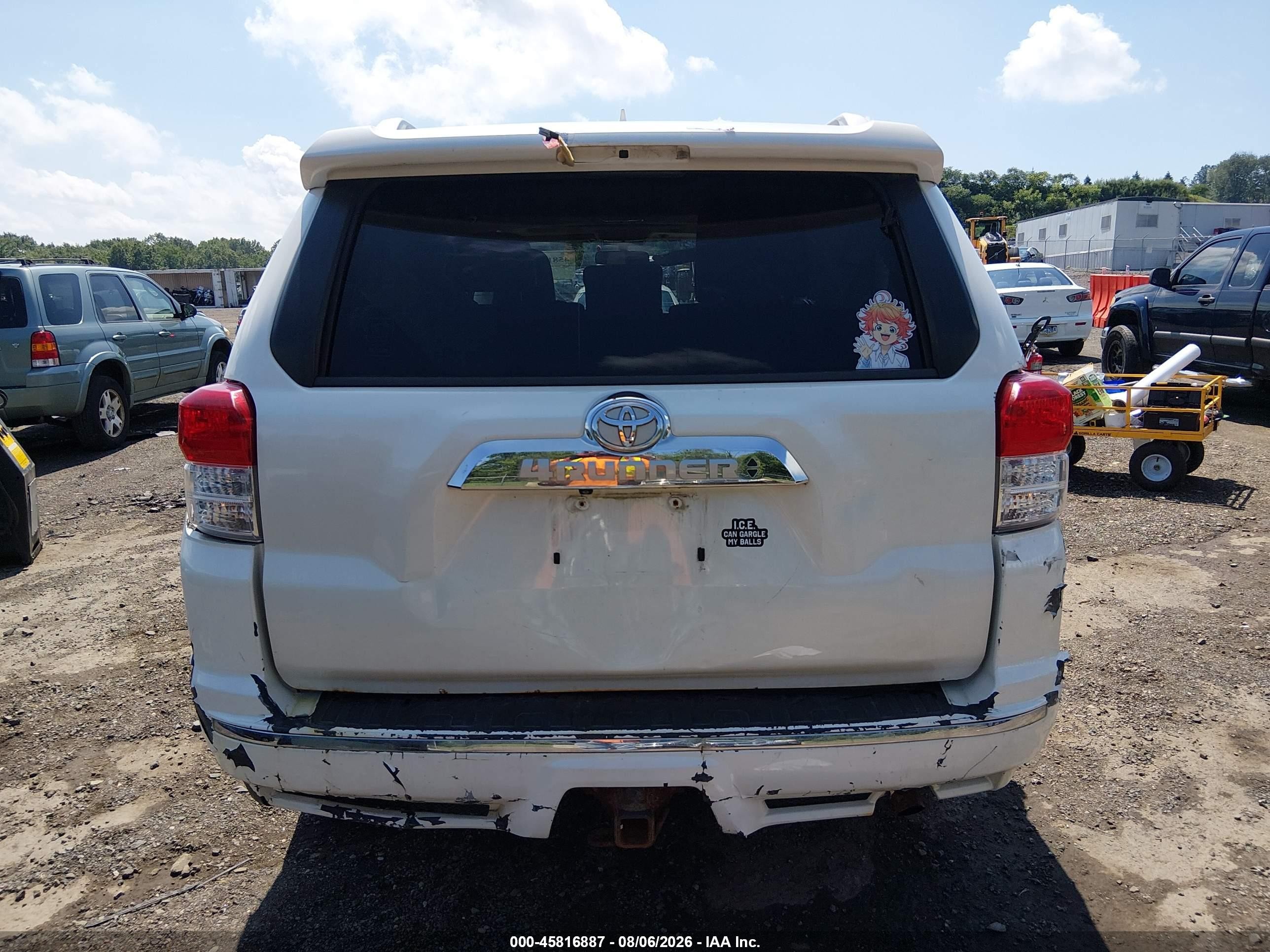 2011 Toyota 4runner Limited V6 White vin: JTEBU5JR7B5039306