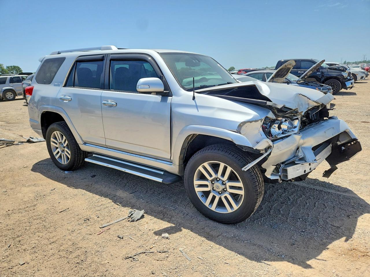 2011 Toyota 4runner Limited Silver vin: JTEBU5JR7B5055439