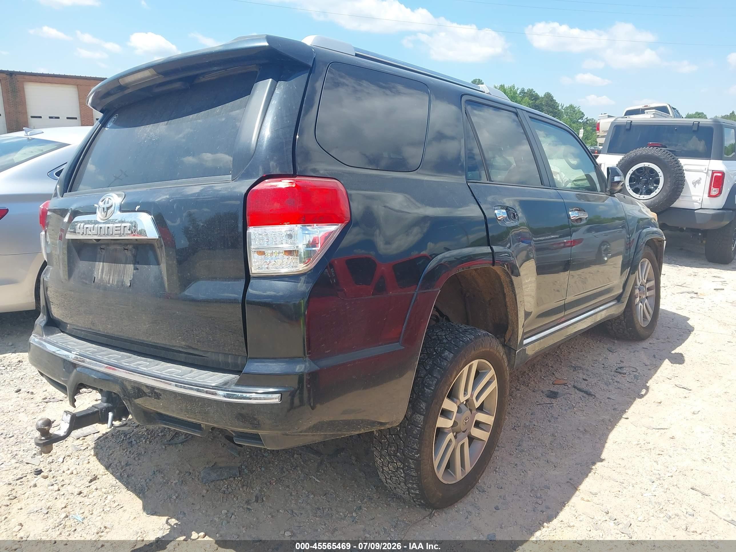 2011 Toyota 4runner Limited V6/sr5 V6/trail V6 Черный vin: JTEBU5JR7B5055652