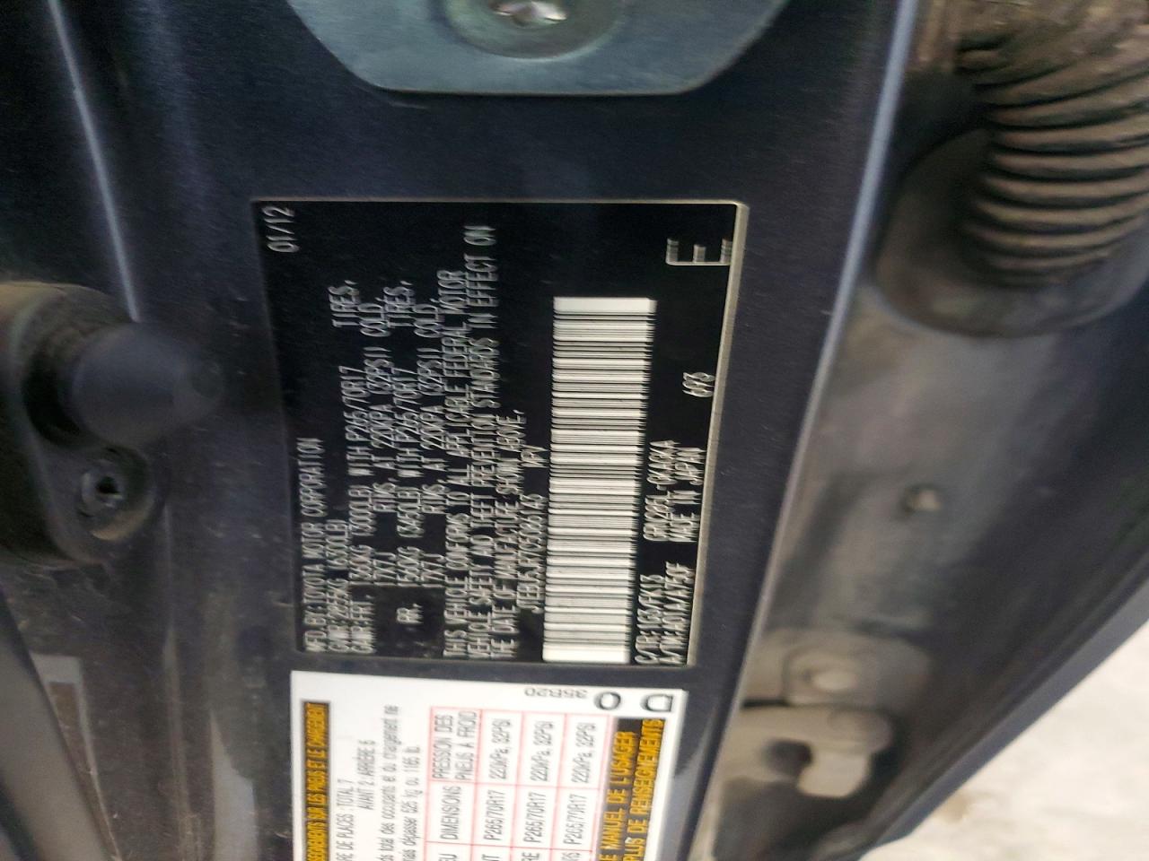 2012 Toyota 4runner Sr5 Угольный vin: JTEBU5JR7C5086143