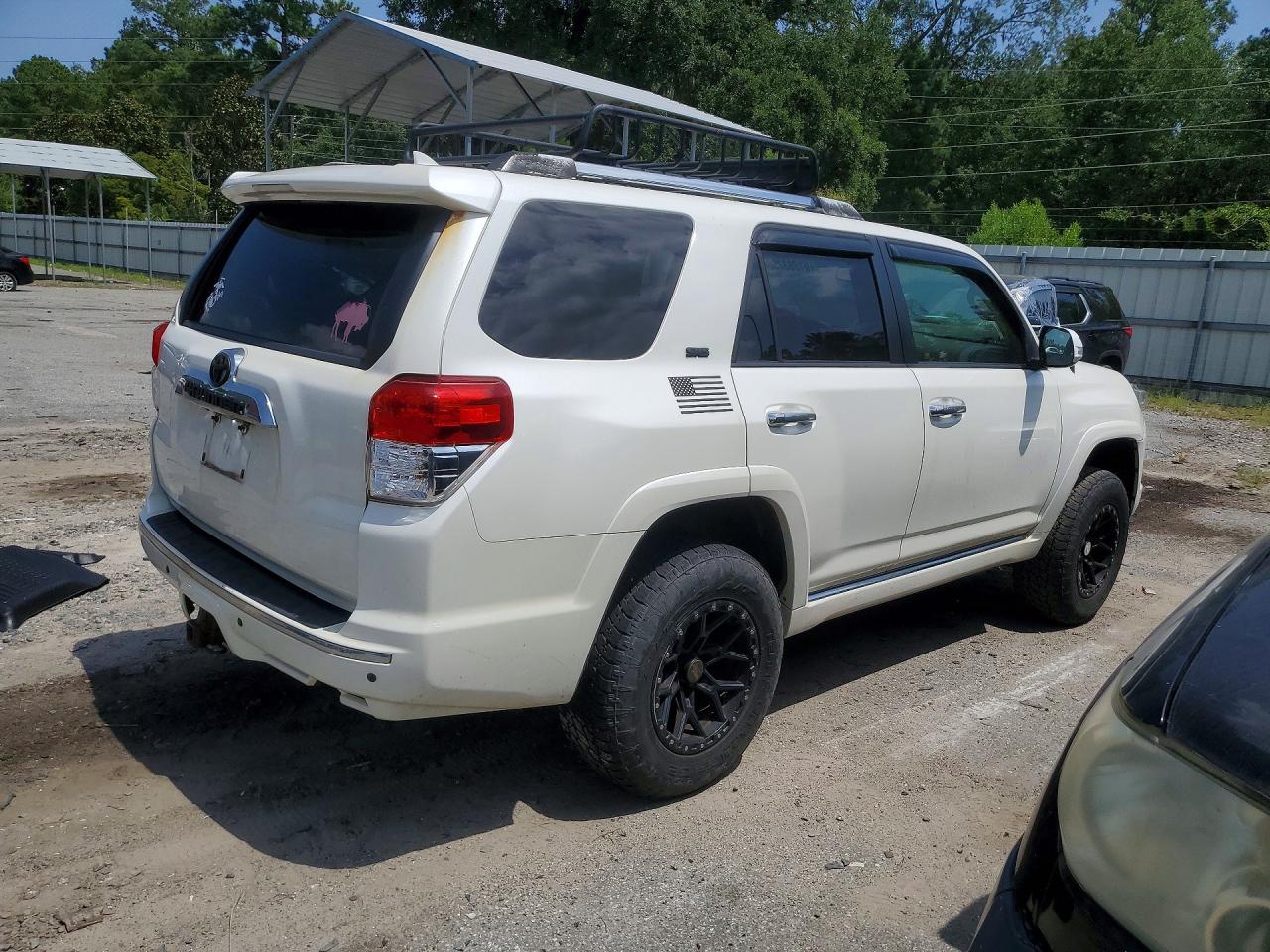2012 Toyota 4runner Sr5 White vin: JTEBU5JR7C5093397
