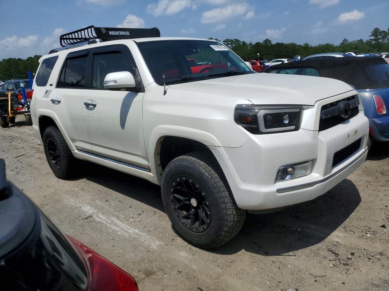 2012 Toyota 4runner Sr5 White vin: JTEBU5JR7C5093397