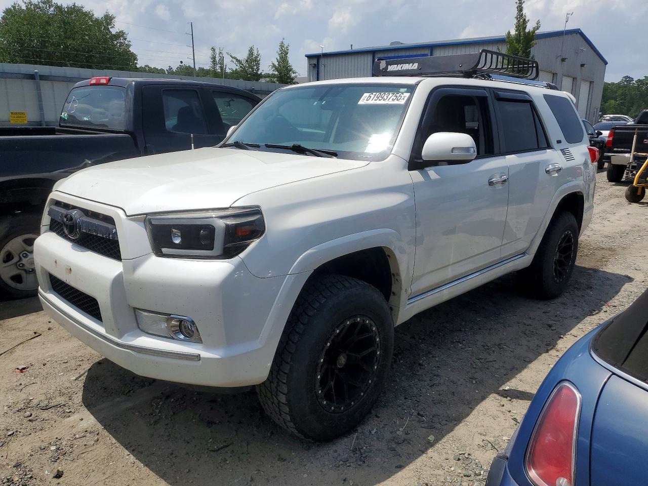 2012 Toyota 4runner Sr5 White vin: JTEBU5JR7C5093397
