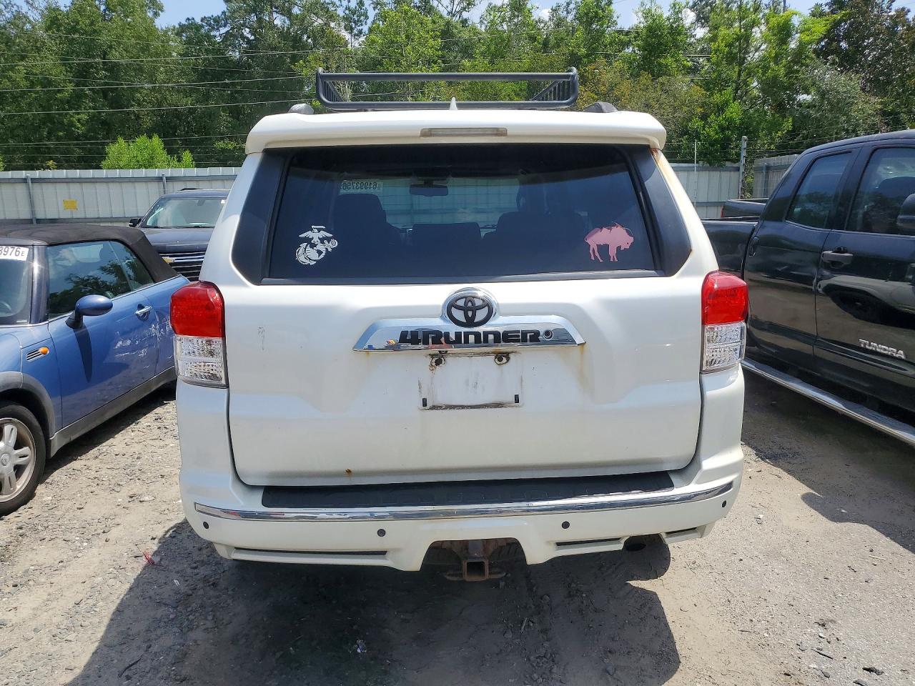 2012 Toyota 4runner Sr5 White vin: JTEBU5JR7C5093397