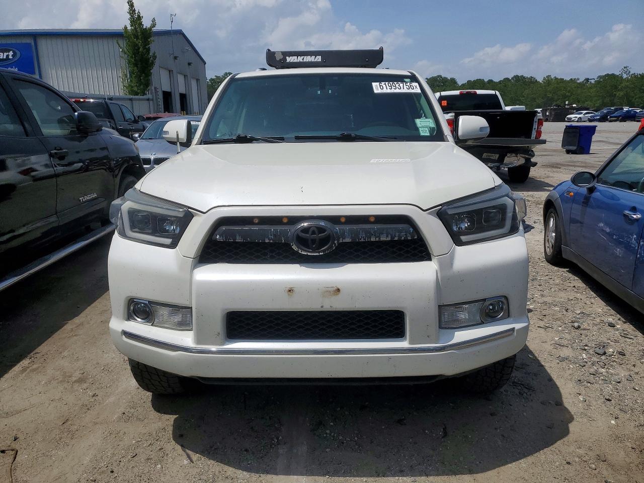 2012 Toyota 4runner Sr5 White vin: JTEBU5JR7C5093397