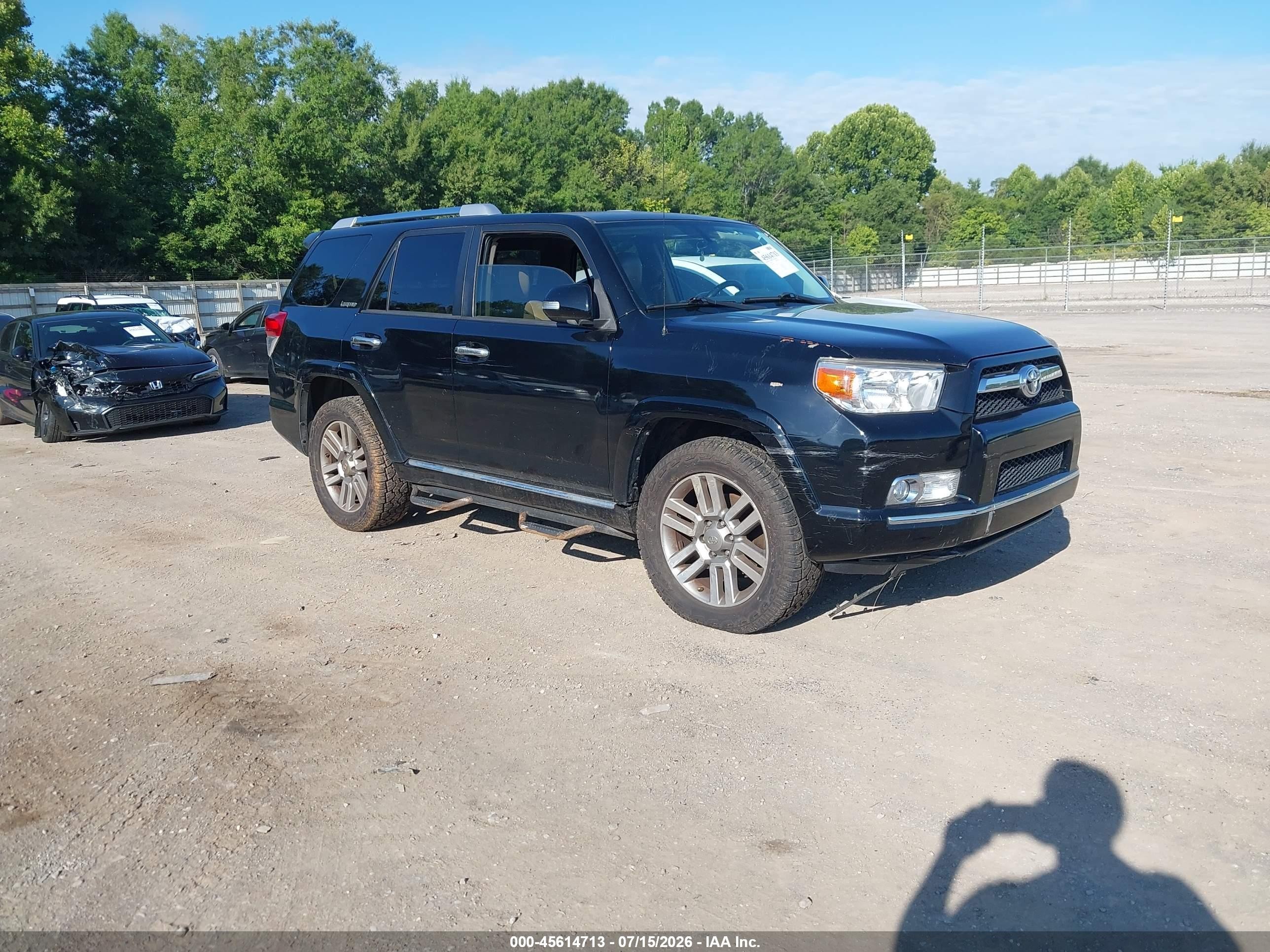 2012 Toyota 4runner Limited Black vin: JTEBU5JR7C5103734