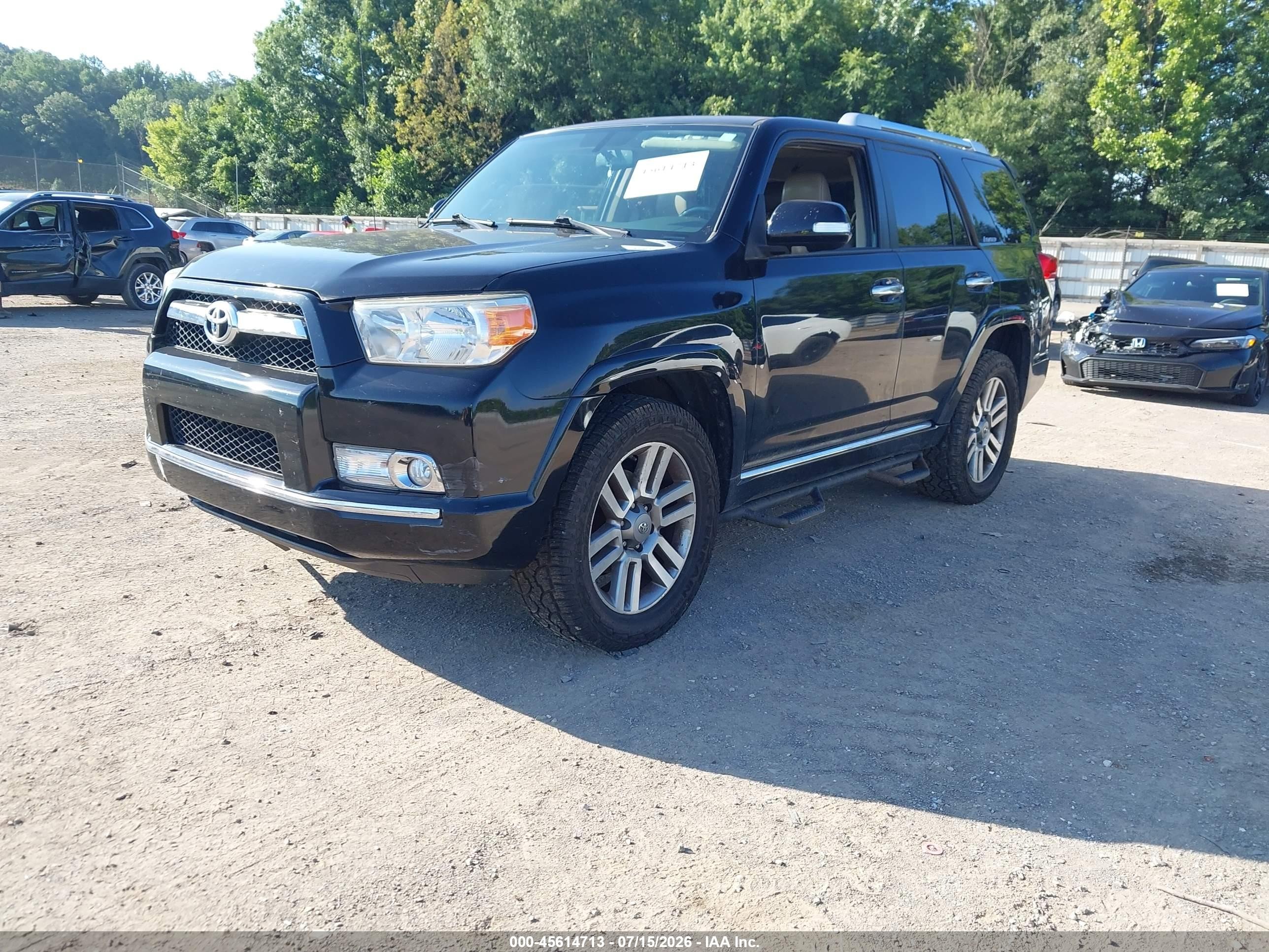 2012 Toyota 4runner Limited Black vin: JTEBU5JR7C5103734